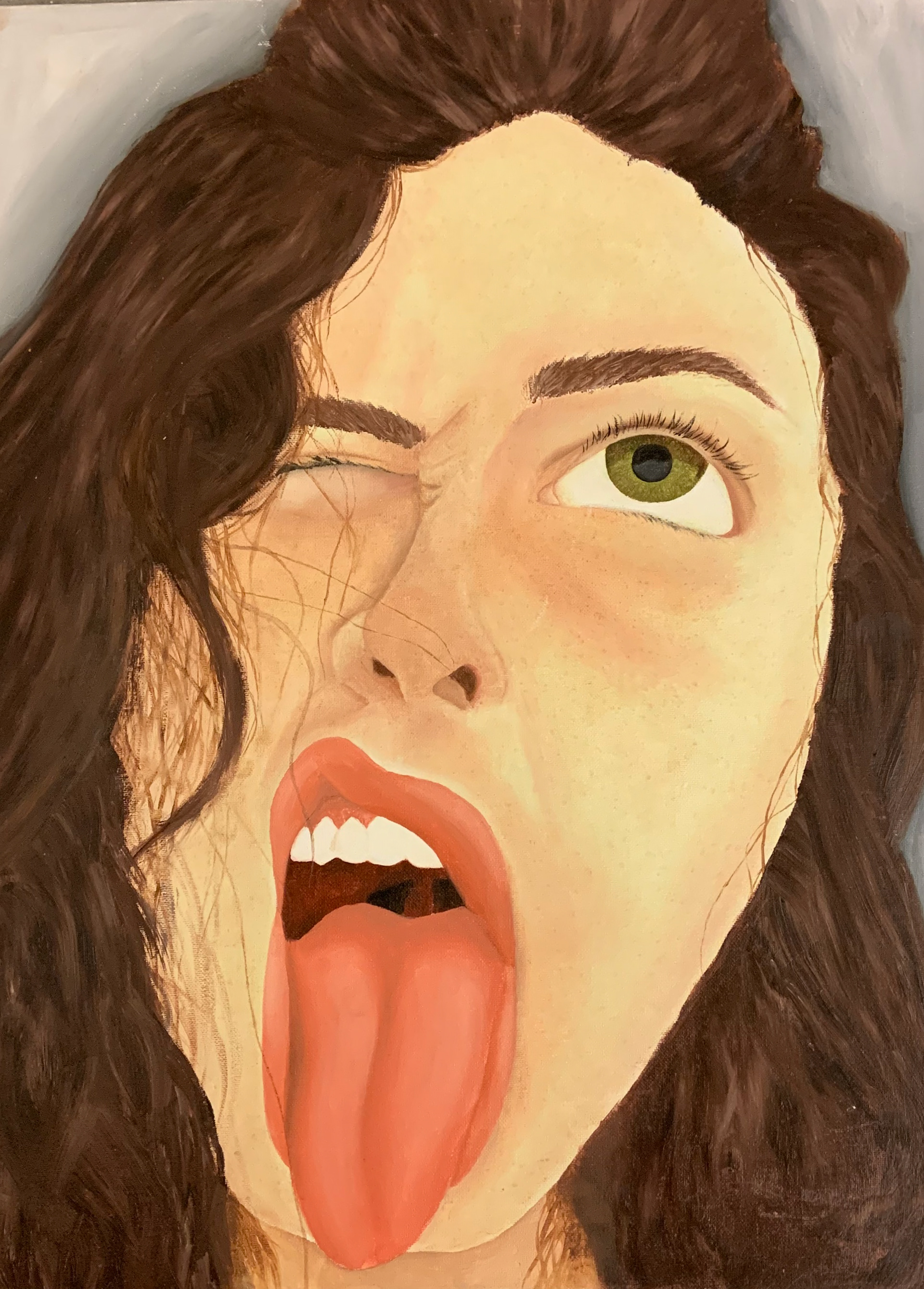 Hannah Donelan, Moist (2019), Oils on canvas board