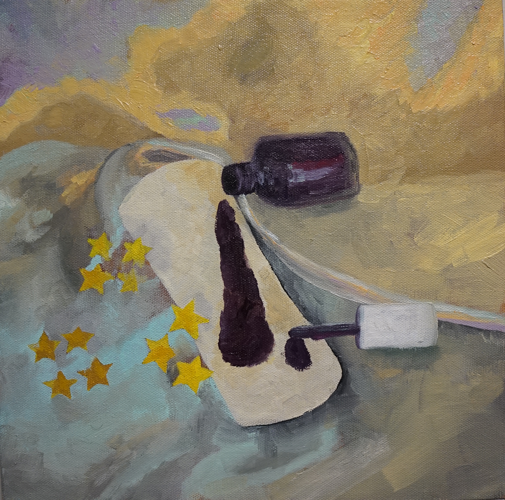 Oil on canvas, 12in x 12in