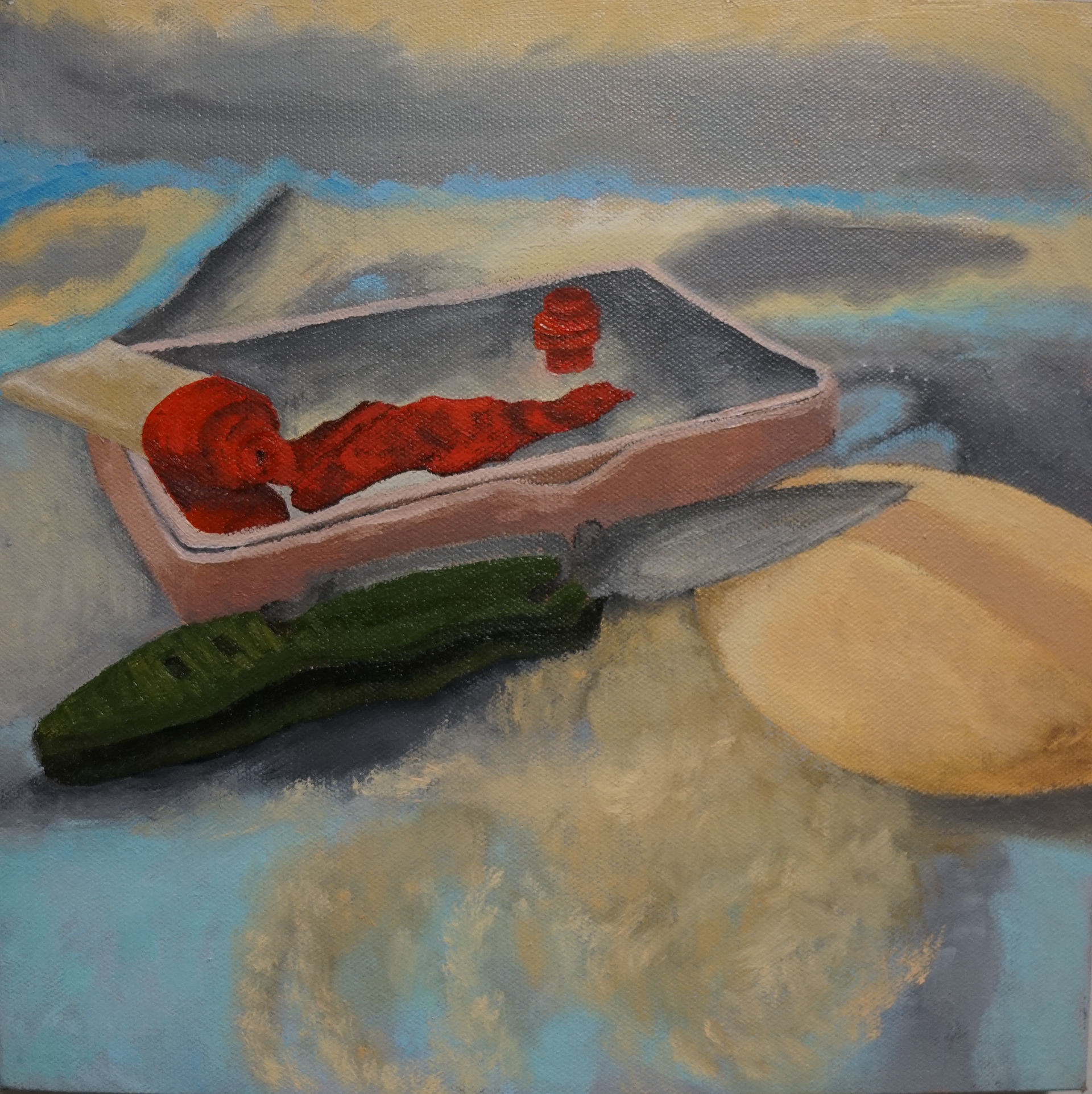 Oil on canvas, 12in x 12in