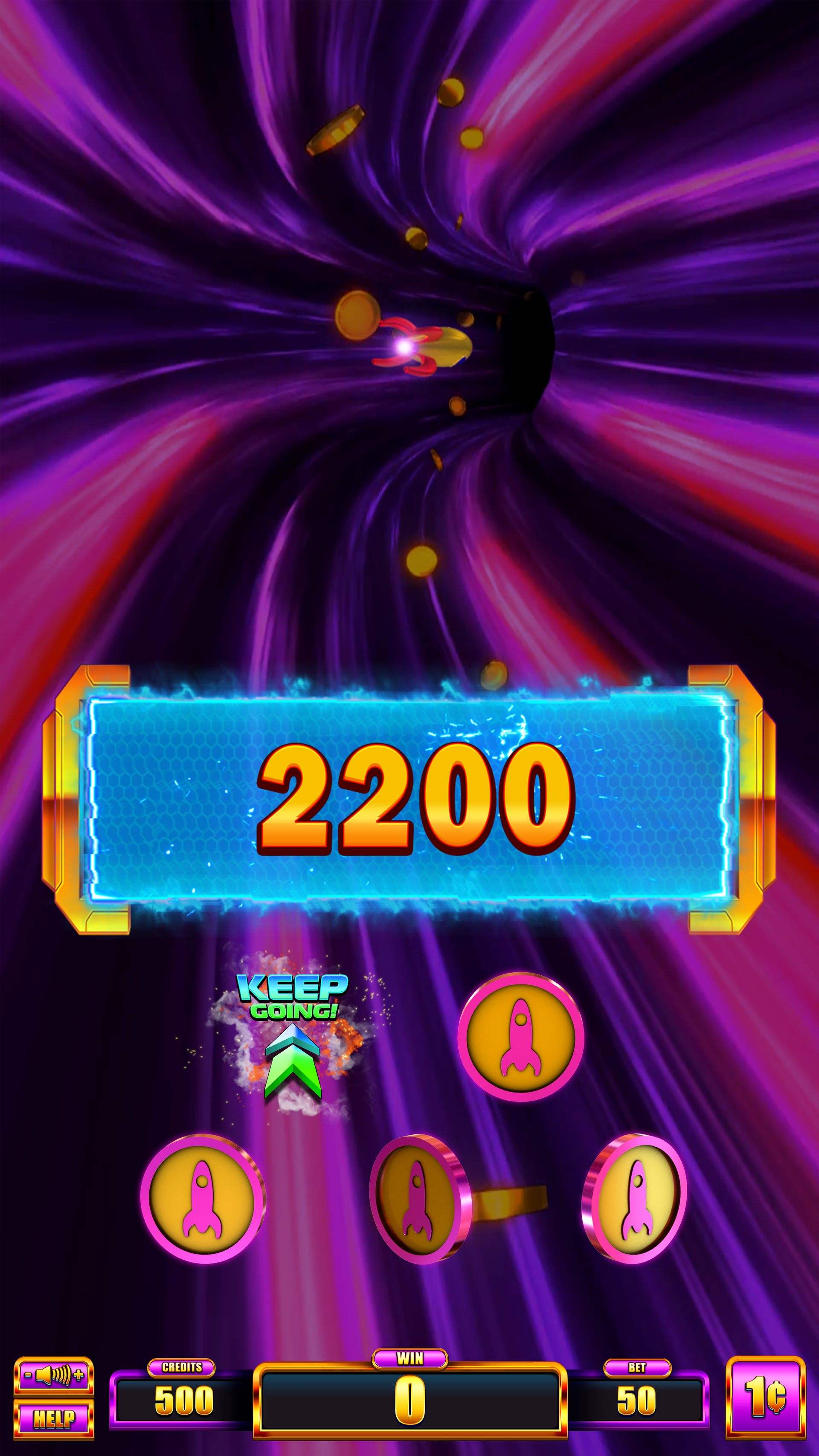 Diamond Warp Bonus: Pick Game
