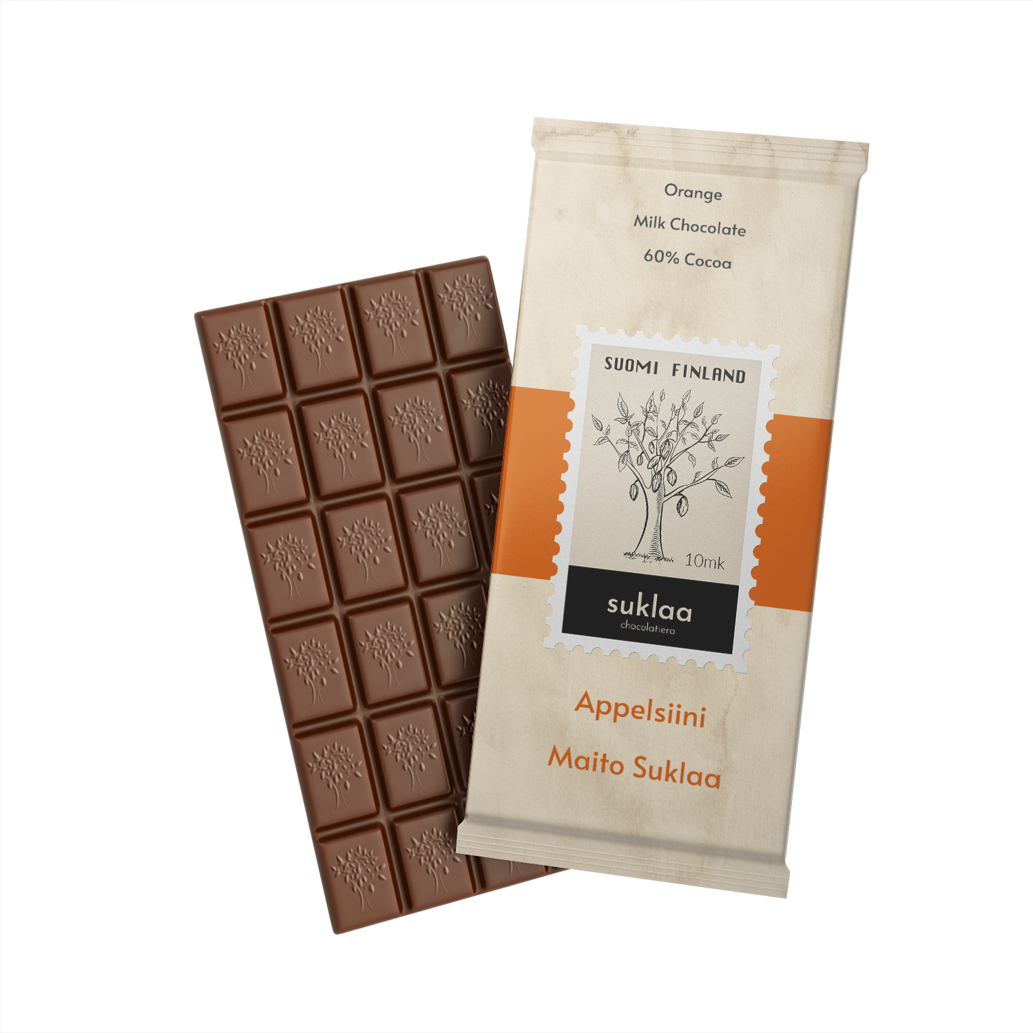 Appelsiini - Orange Milk Chocolate