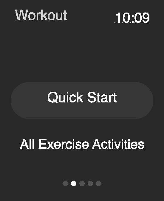 Workout Wireframe