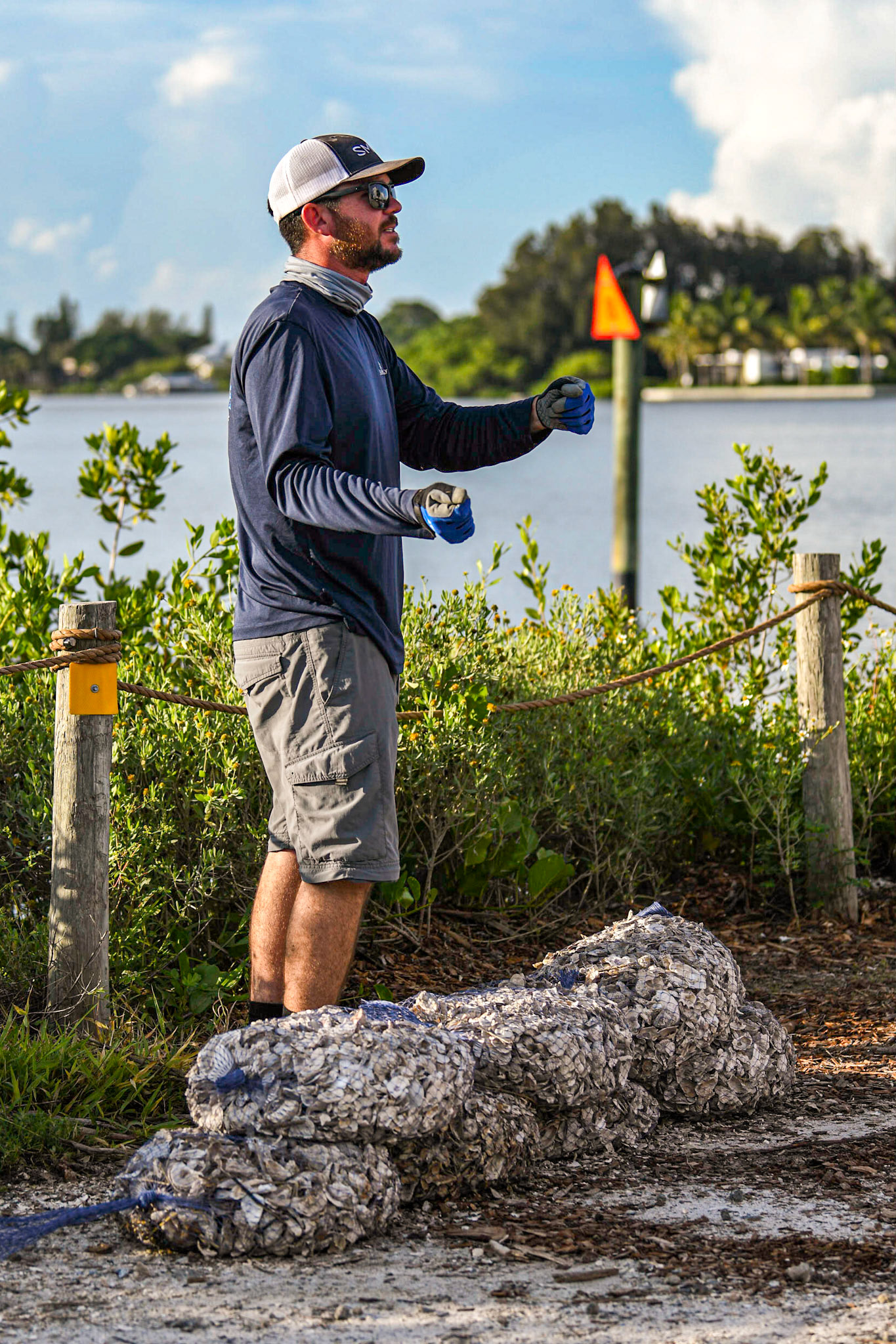 Blackburn Point Oyster Bag Deployment