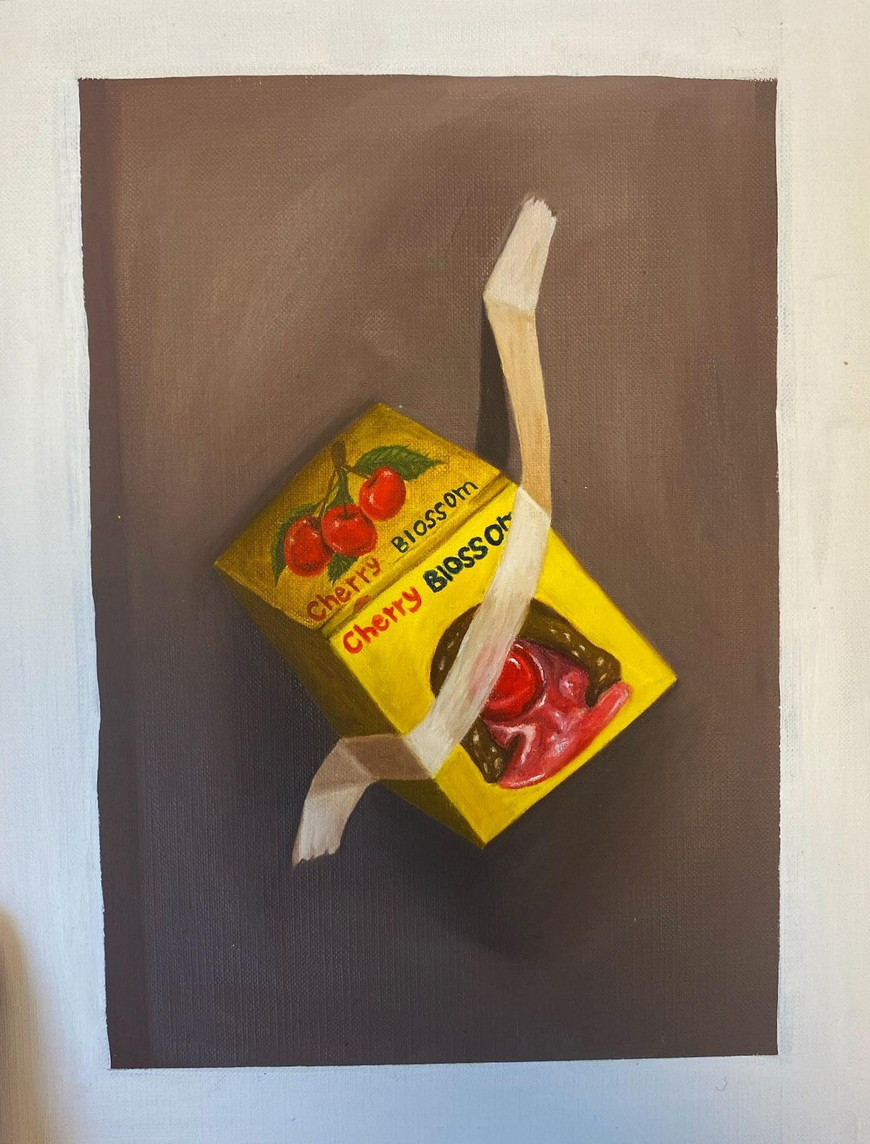 Étude au mur 2 (2023), Huile 9x12, vendu