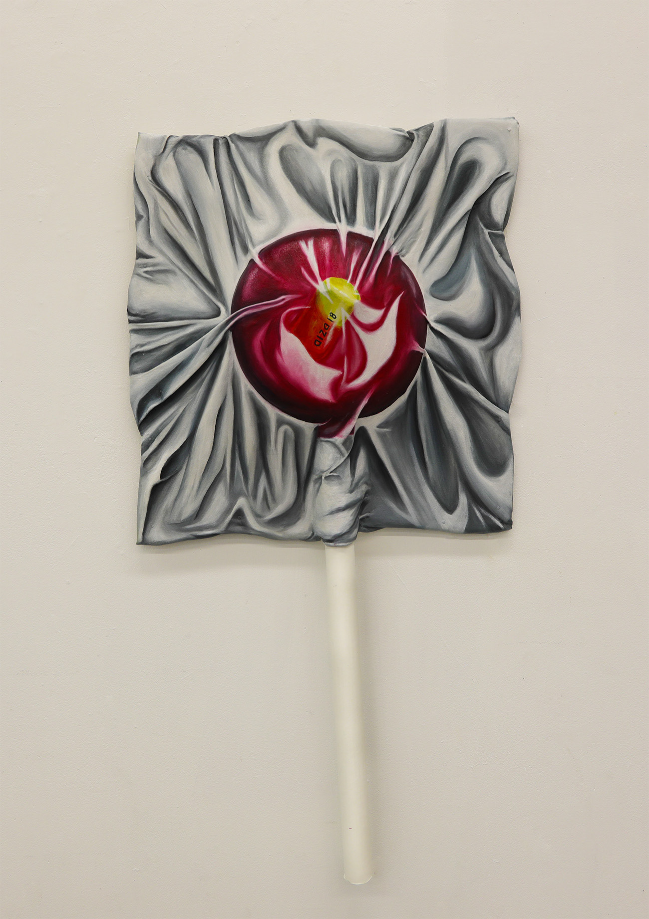 La diète, peinture à l'huile, toile, bois (2022) 103 x 52