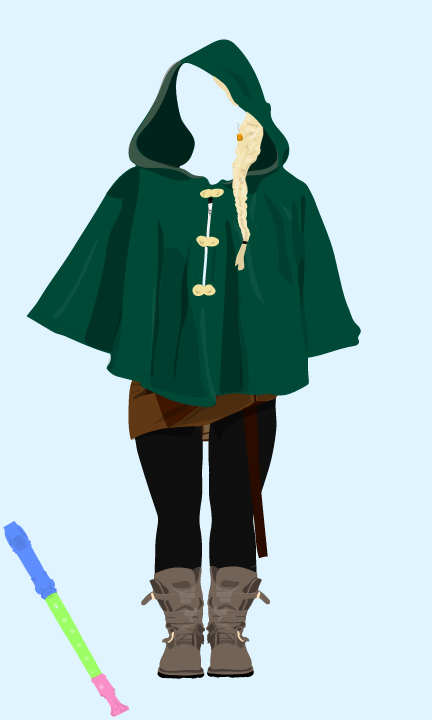Outfit design for a friend's original characters (Olivia)