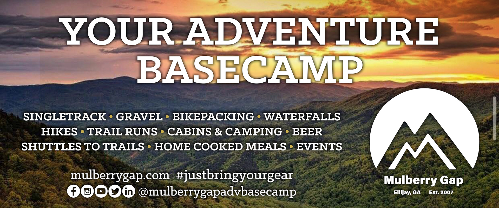 Banner created for events.
