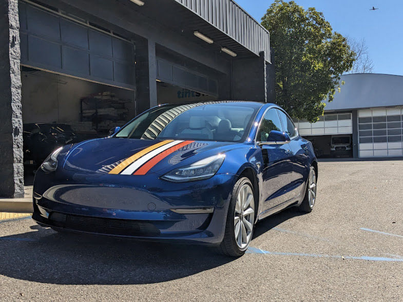Tesla Model 3 Striping & Coating