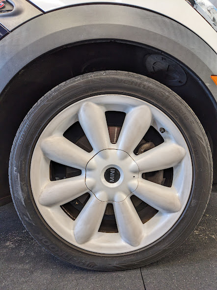 Mini Cooper Wheels After Restore