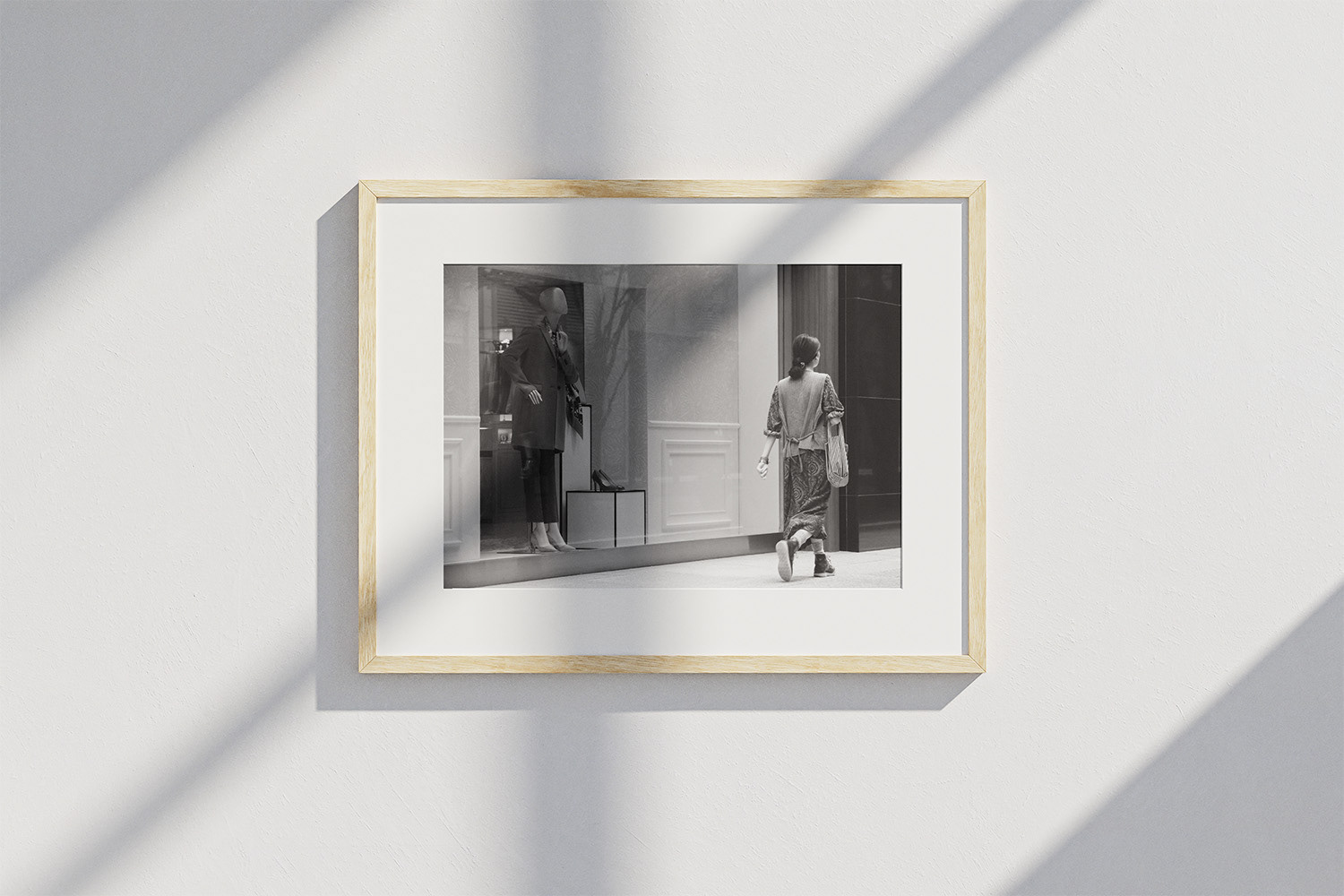 Framed with mount