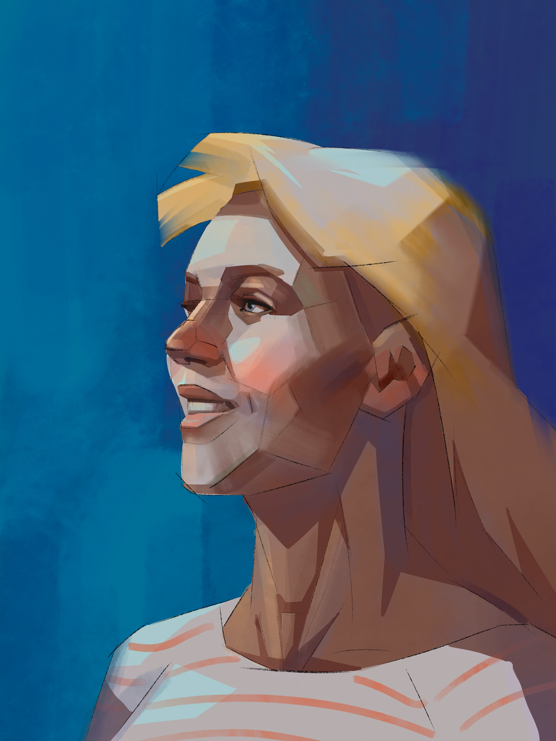 Untitled, procreate, 2024.