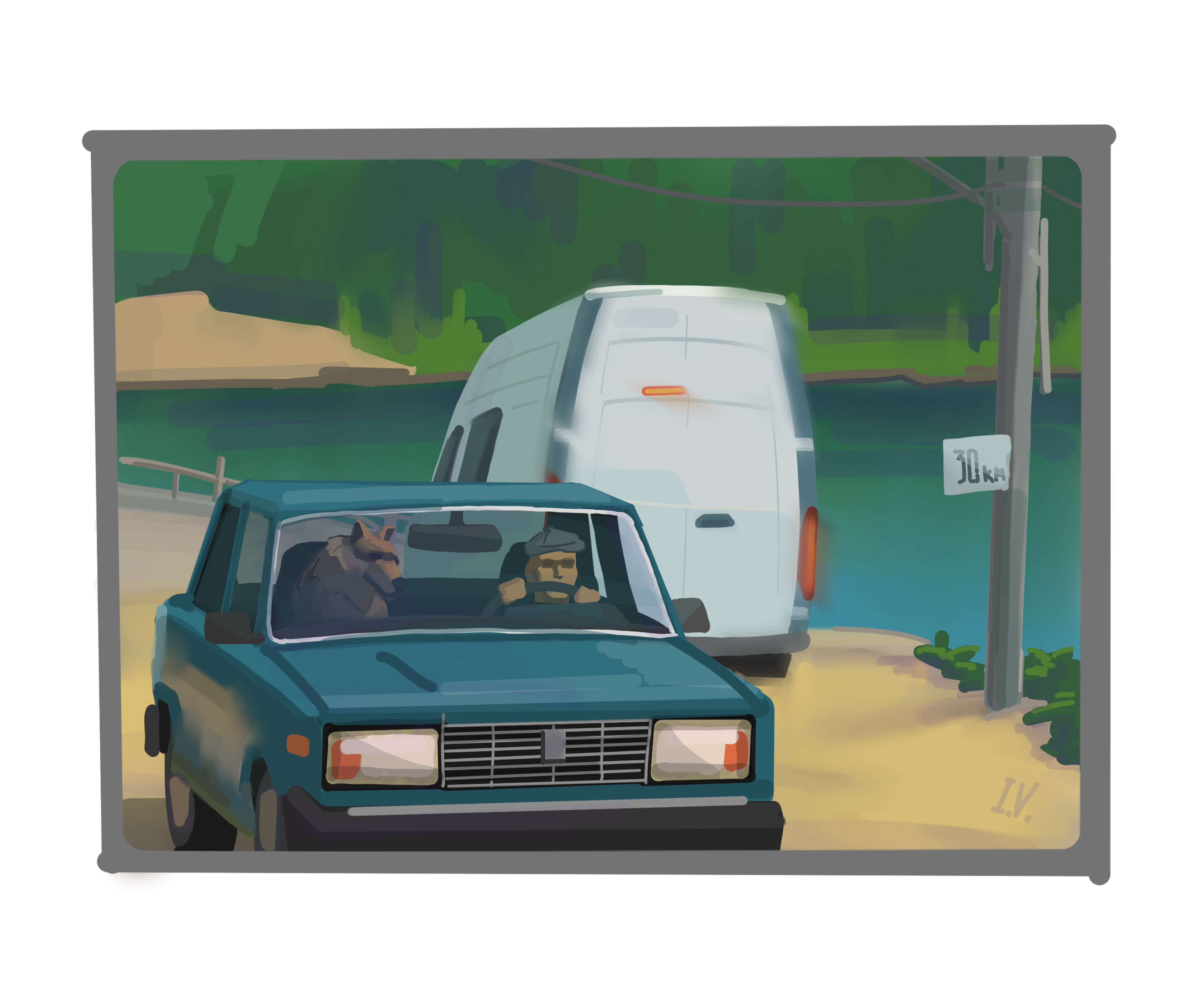 Companions, procreate, 2025.