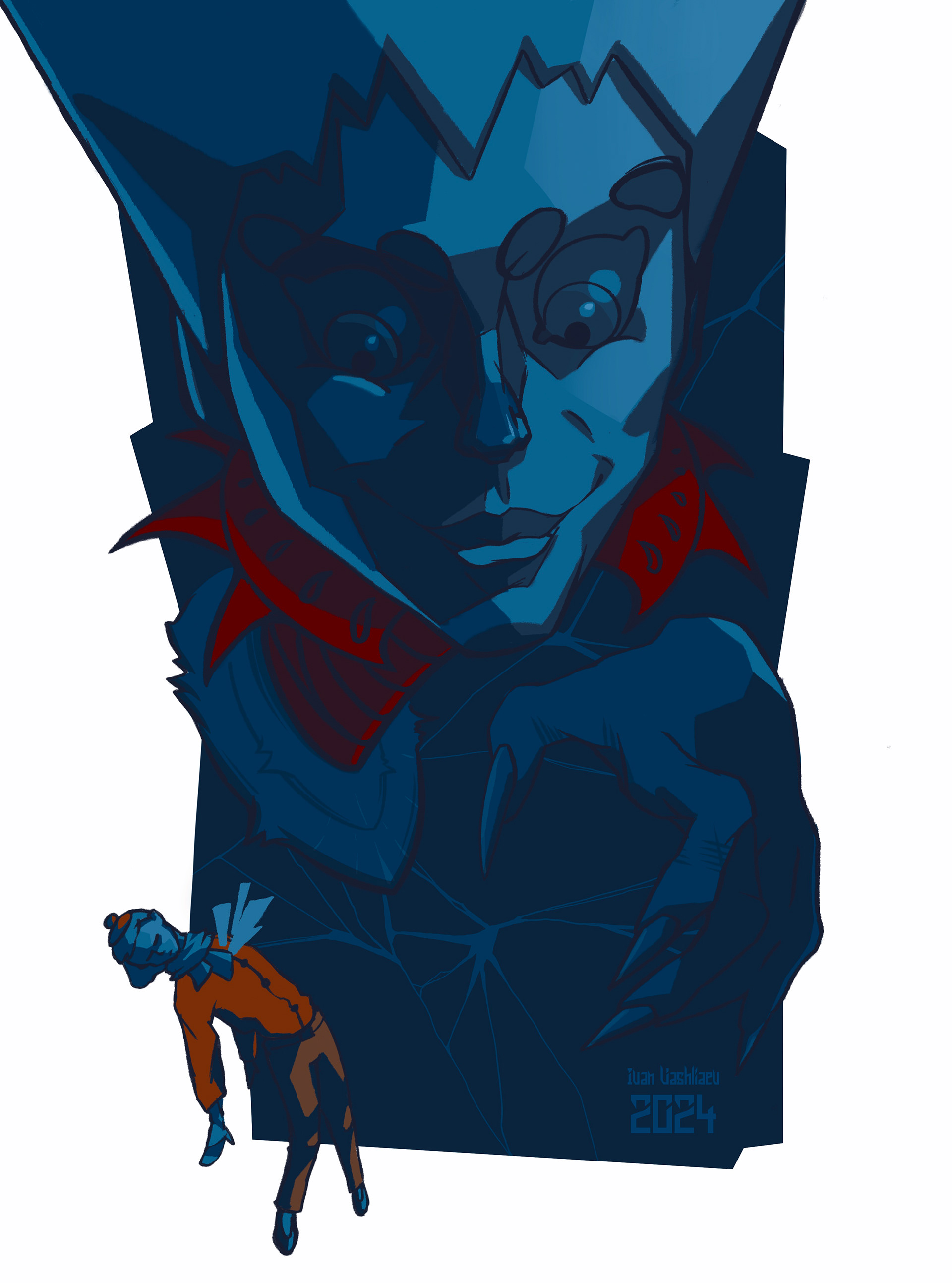 Snow Queen, procreate, 2025.