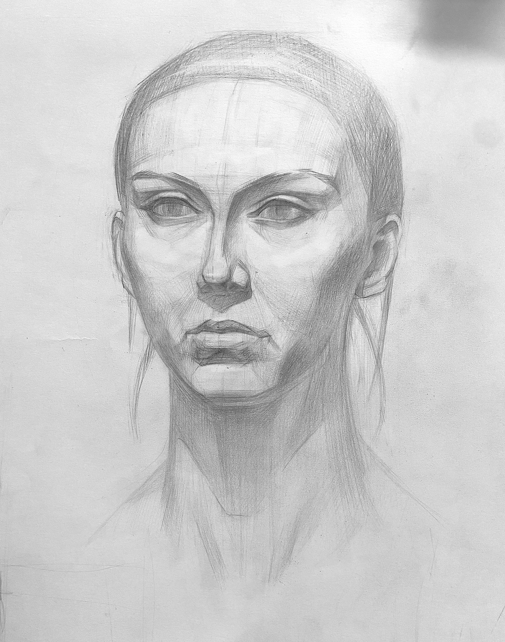 Untitled, pencil on paper, 2022.