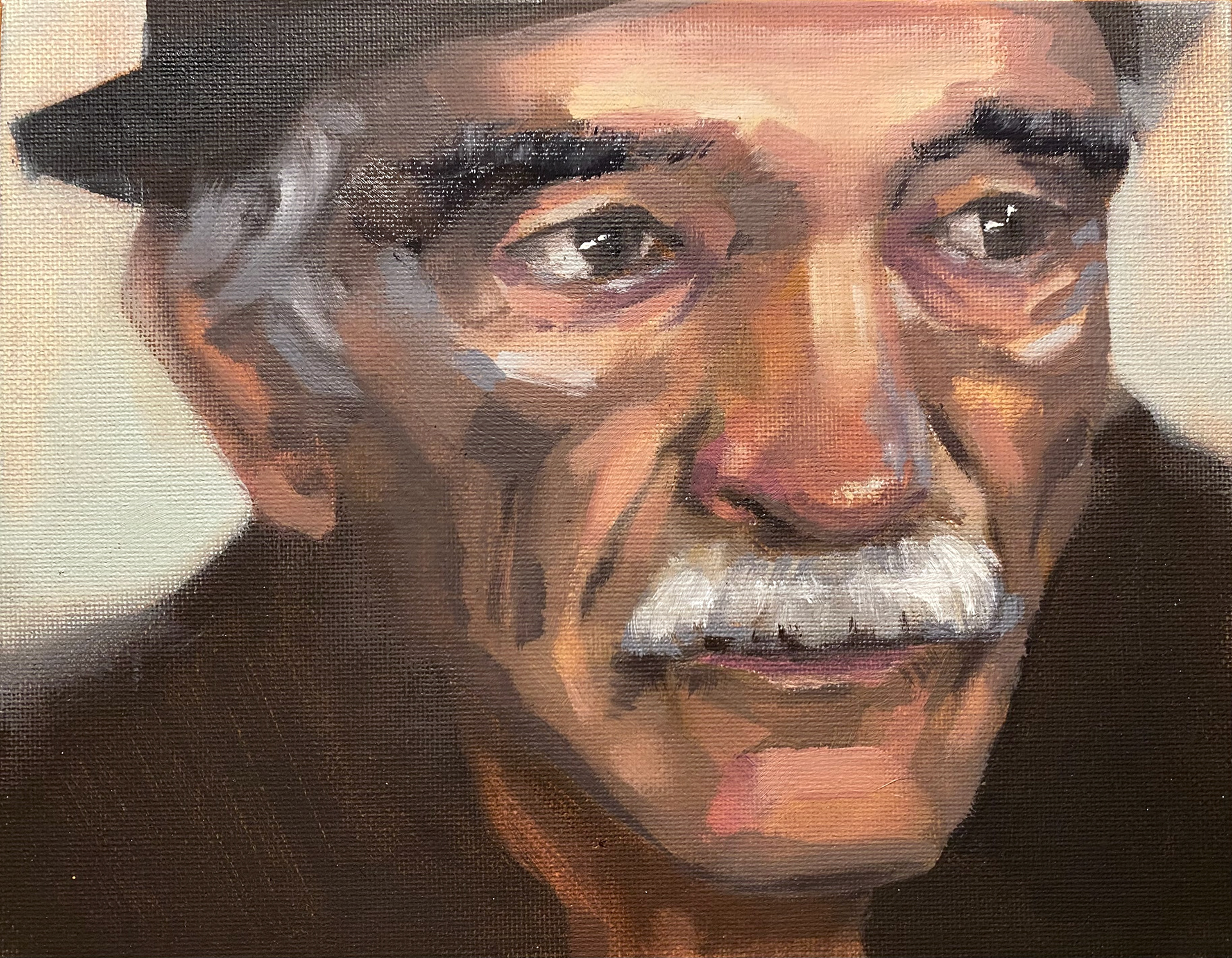 Untitled, oil on canvas, 9 × 7 inch, 2023.