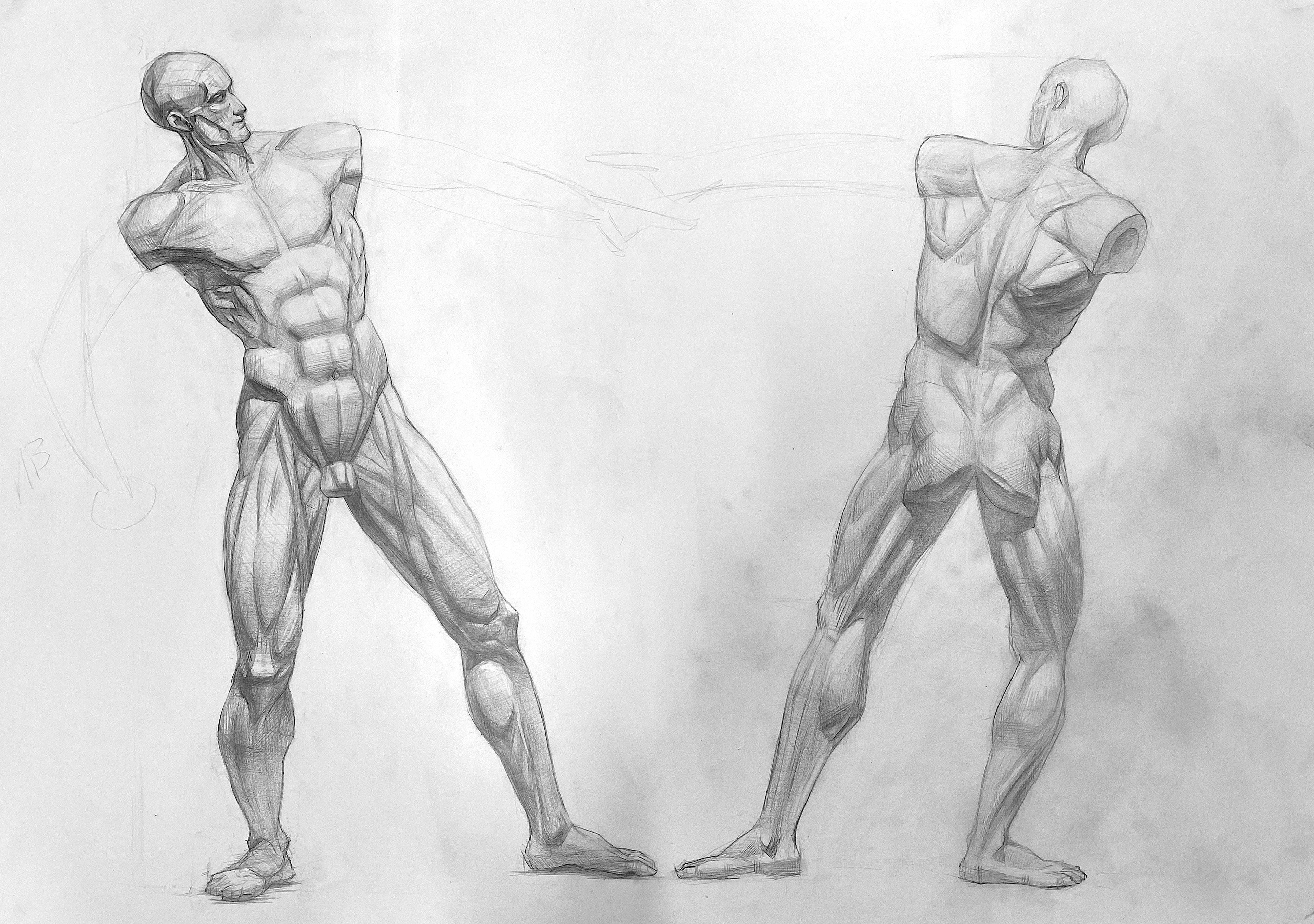 Untitled, pencil on paper, 2022.