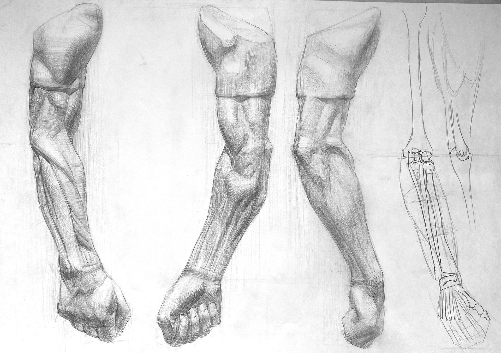 Untitled, pencil on paper, 2022.