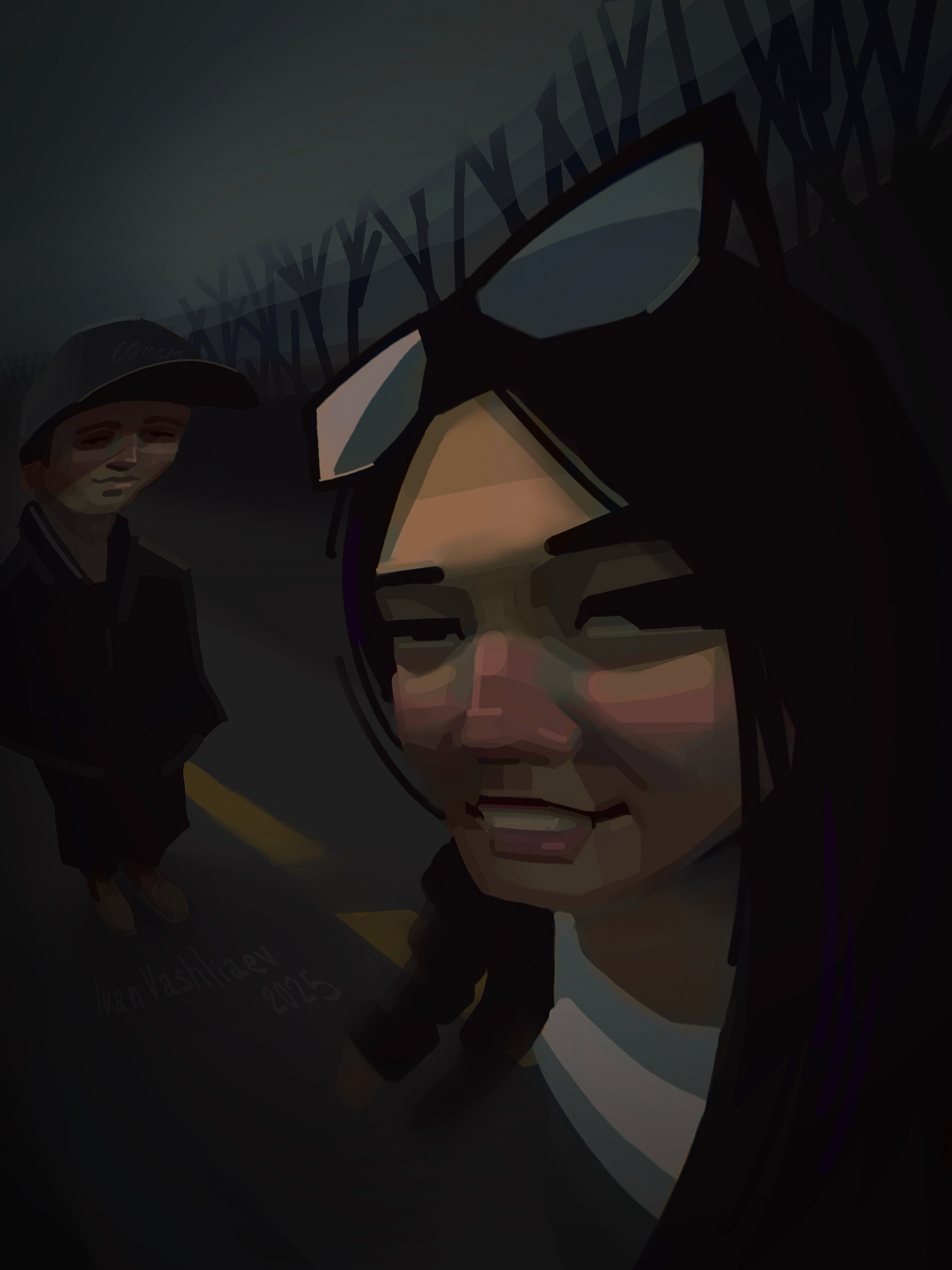 Untitled, procreate, 2025.