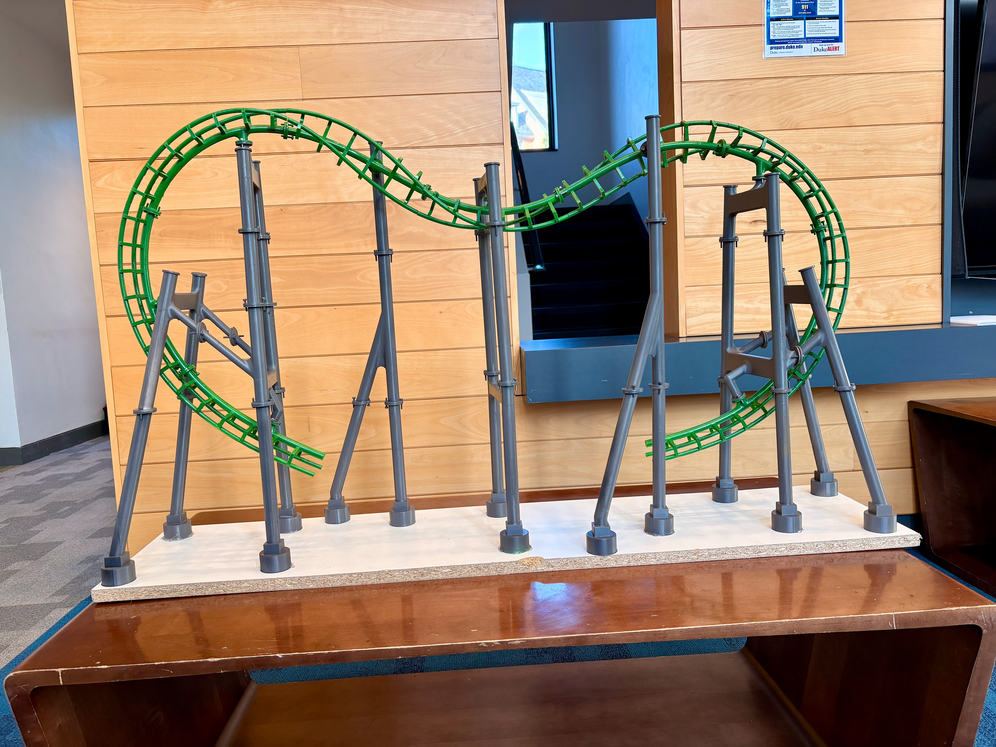 Suspended Track Model Assembled