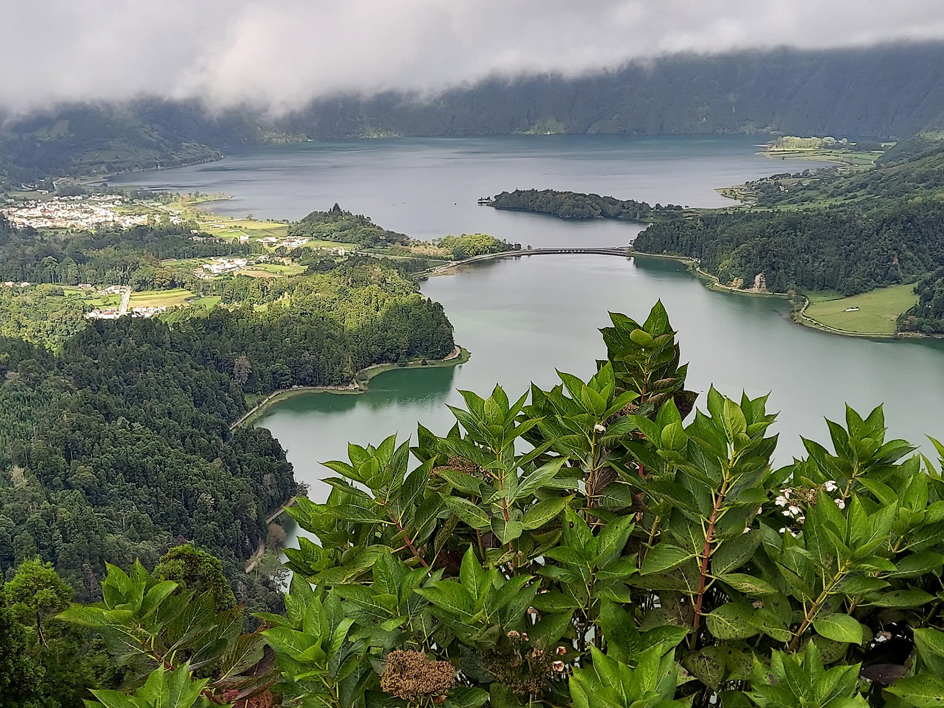 Sete Cidades on Sao Miguel Island.