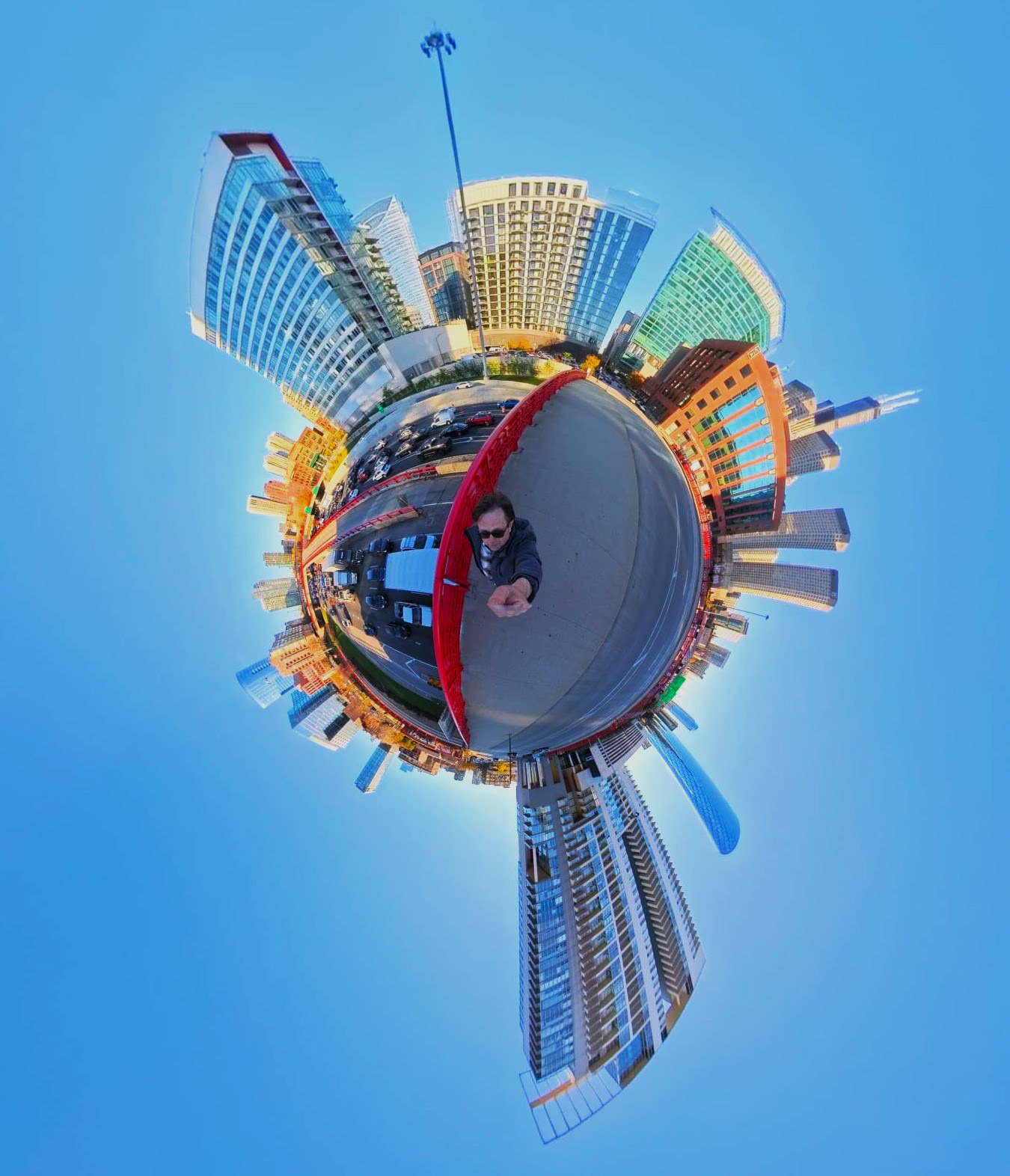 Chicago selfie 360.