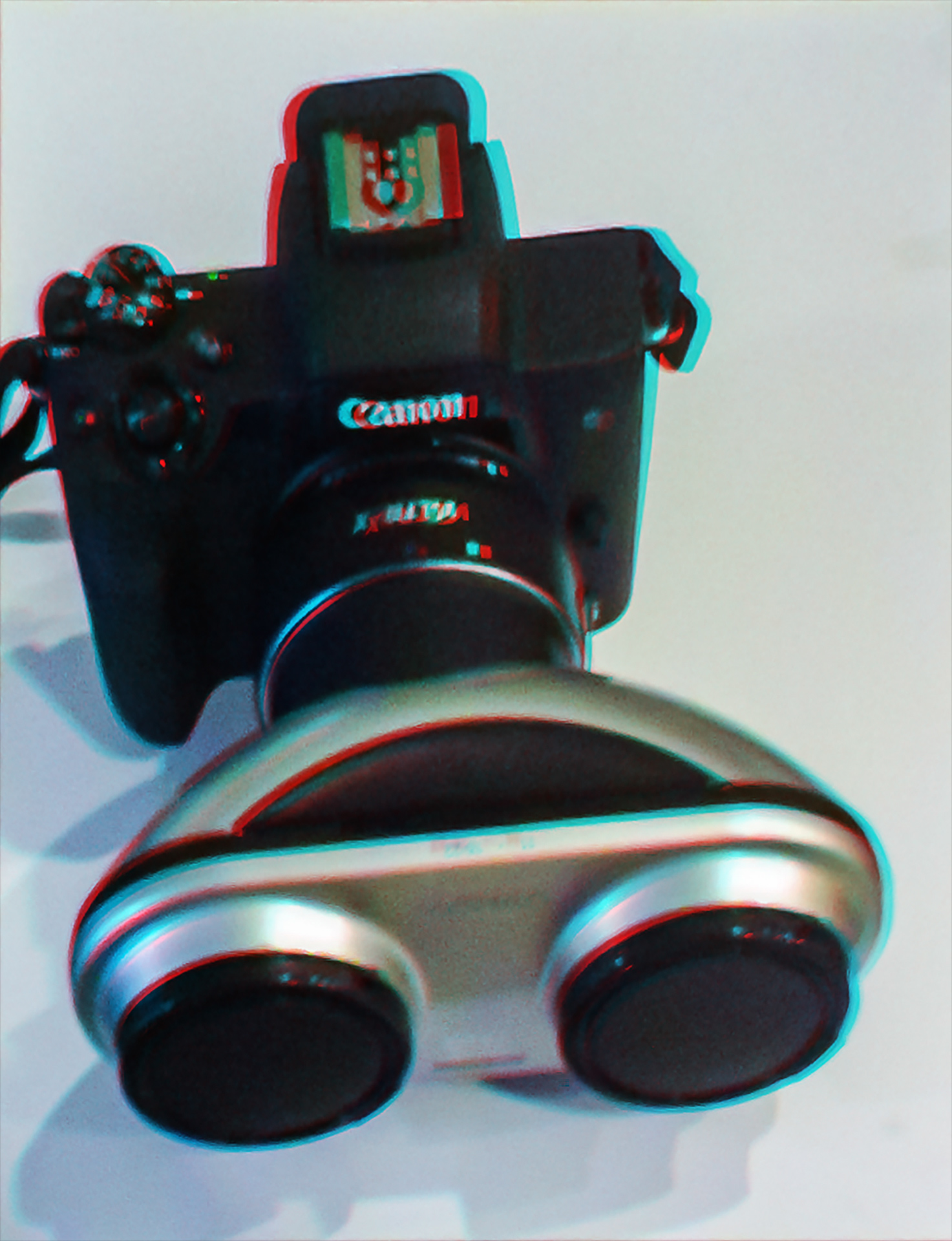 Camera with Loreo 3D lens phantogram*.