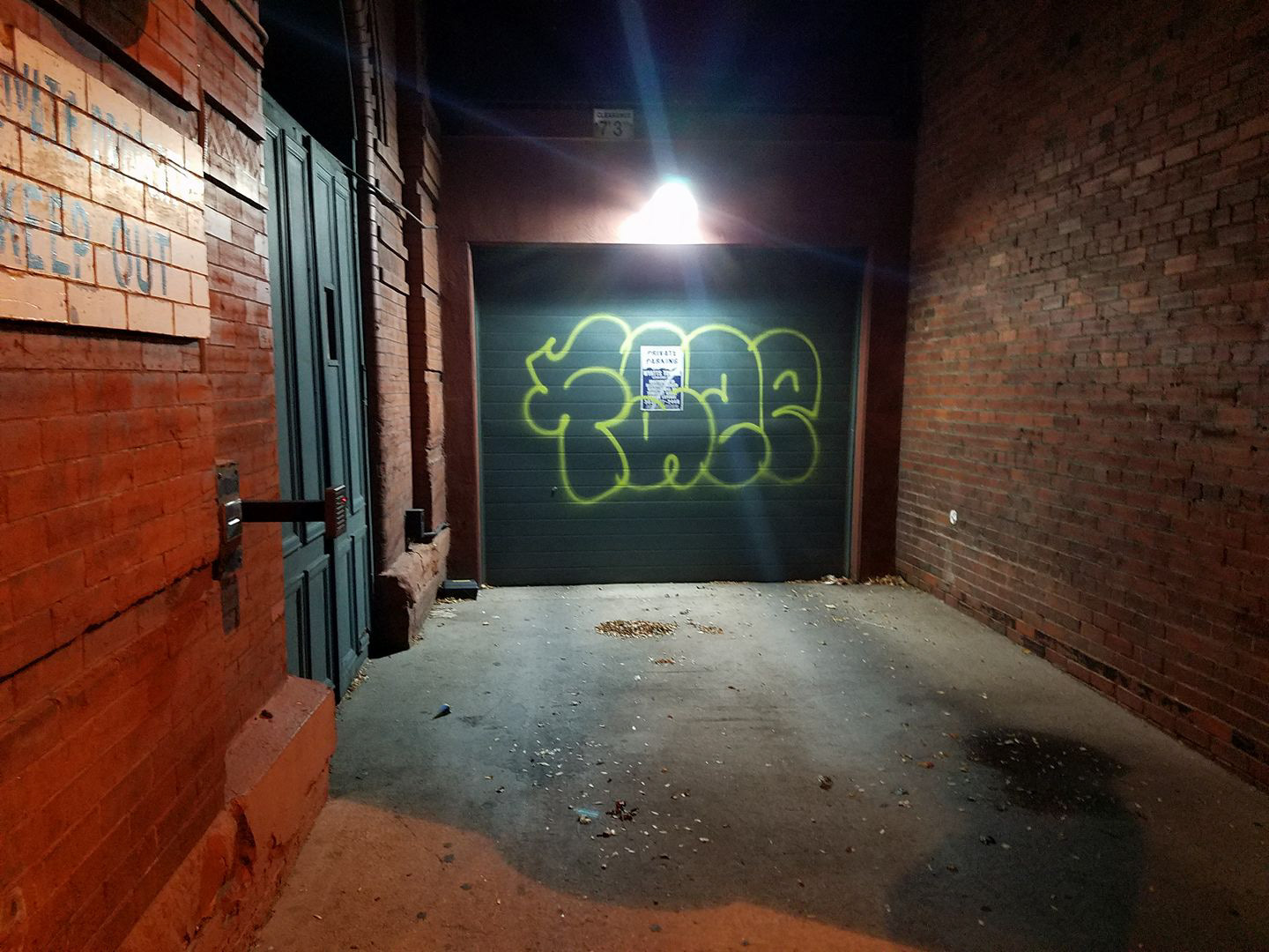 Denver dead end alley.