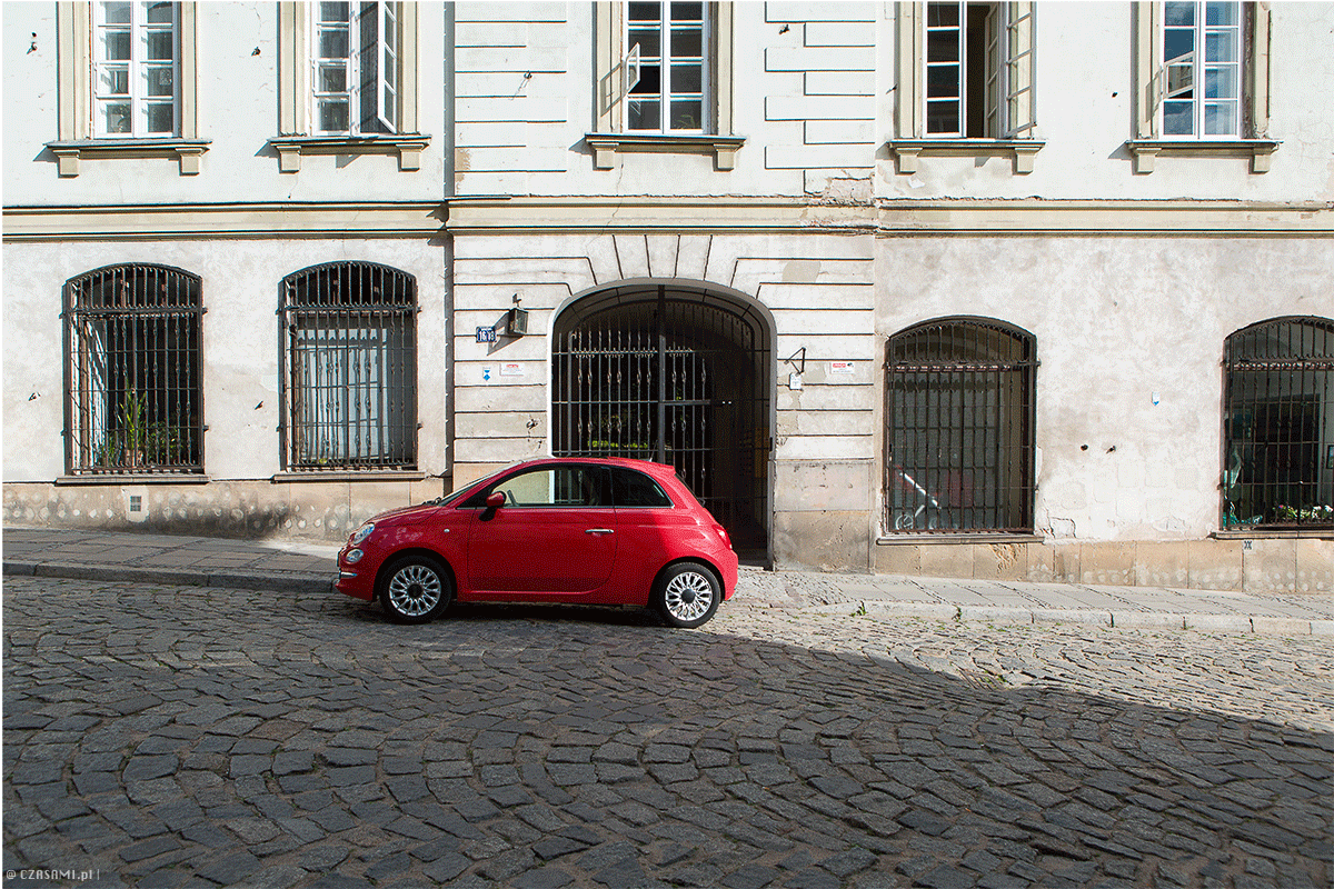 Backstage sesji fotograficznej Fiat 500. Warszawa, Polska. Fotografia motoryzacyjna CZASAMI.PL