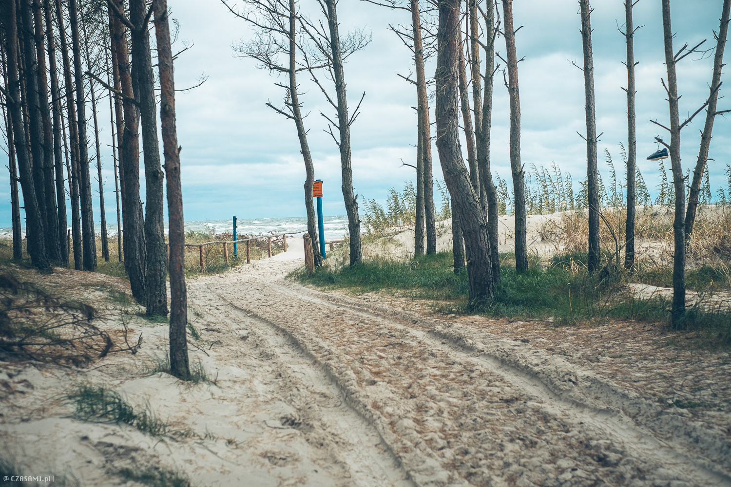 Sztorm, plaża stilo, Morze Bałtyckie. Fotografia CZASAMI.pl