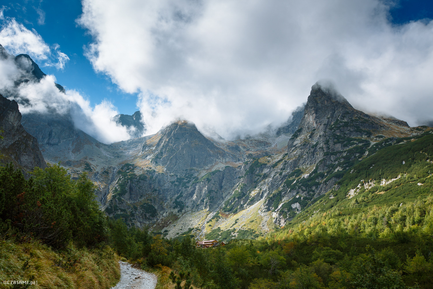 Zielony Staw Kieżmarski, Słowacja