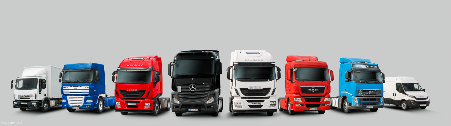 Ok TRUCKS lineup, IVECO, fotografia motoryzacyjna CZASAMI.pl