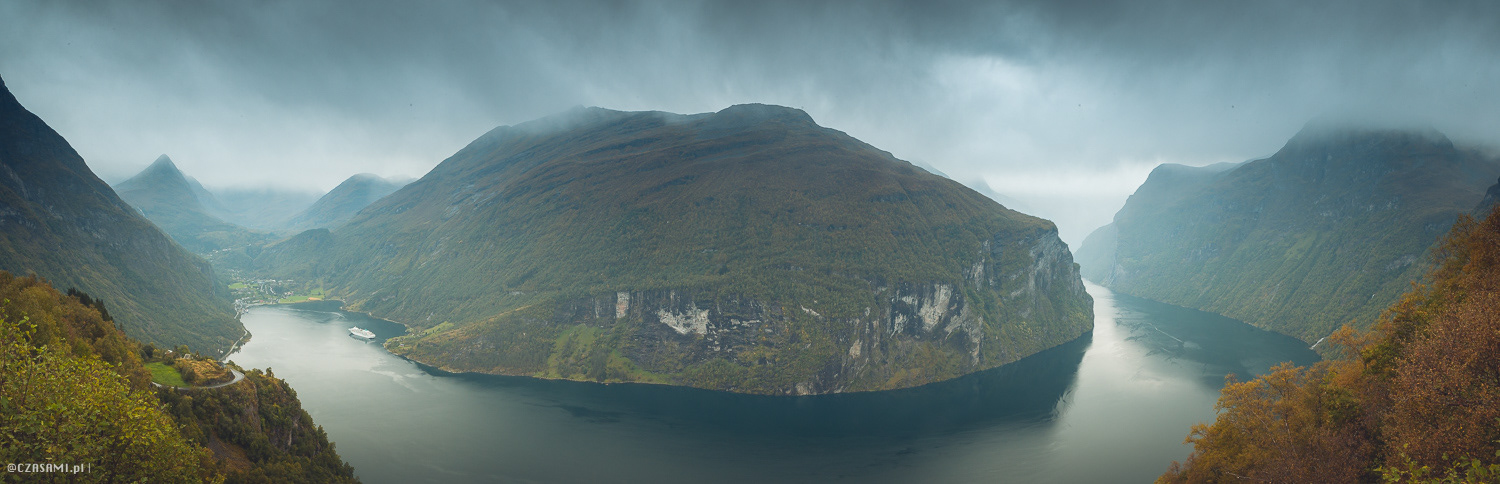 Geirangerfjorden. Norwegia. Fotografia CZASAMI.pl