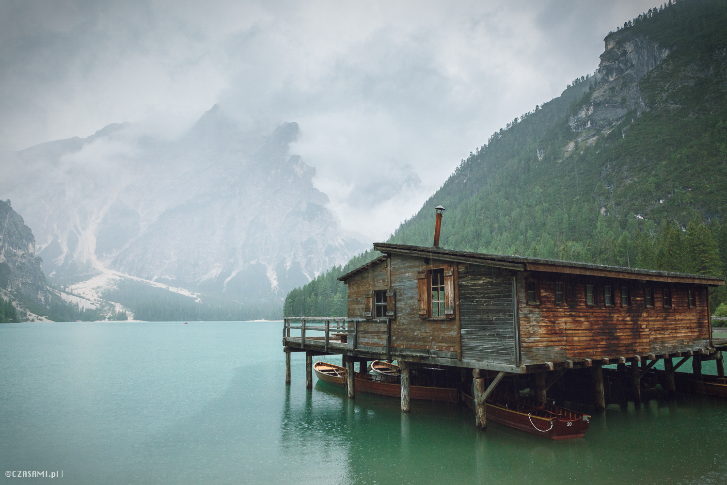 Lago di Braies, Włochy