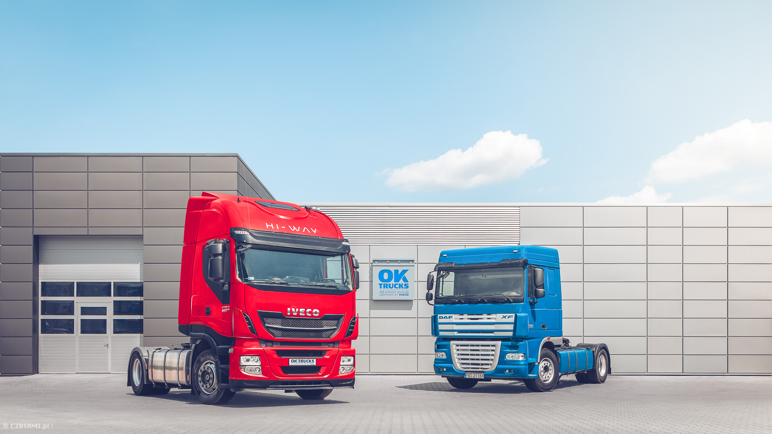 Ok TRUCKS, IVECO STRALIS I DAF XP, fotografia motoryzacyjna CZASAMI.pl