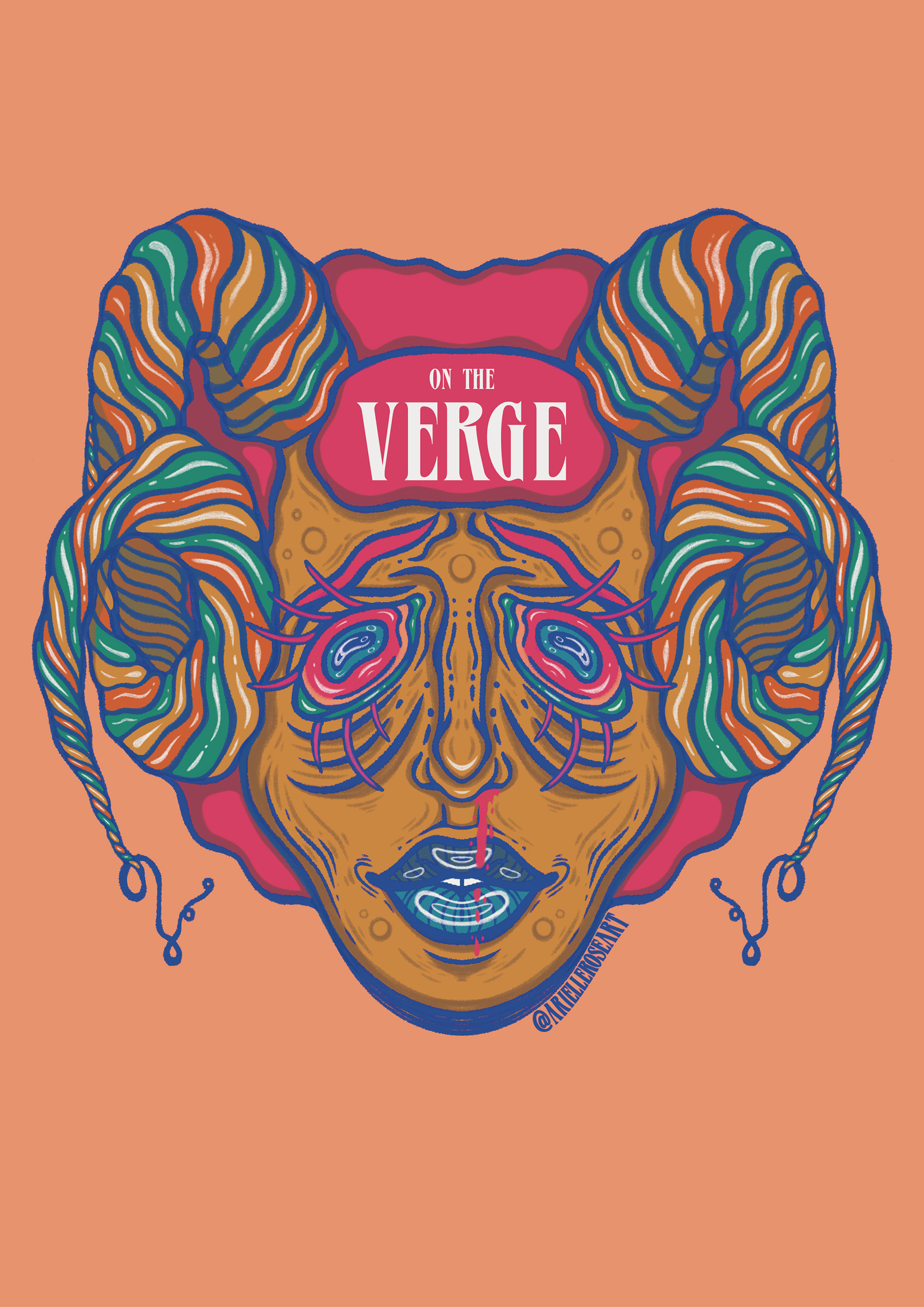 On The Verge, 2025, Procreate (21 cm x 29.7 cm)