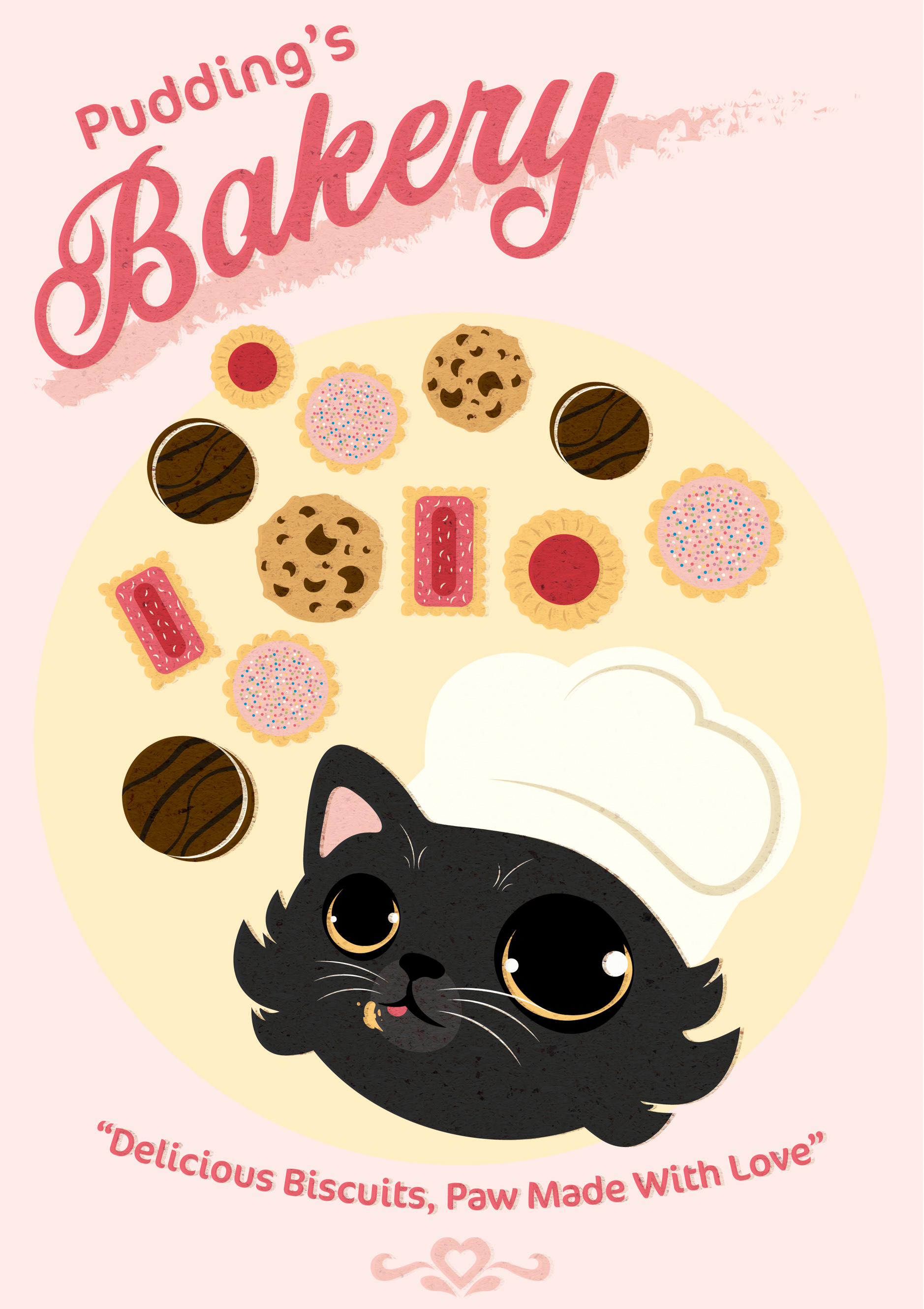 Pudding’s Bakery Poster 2022, Illustrator