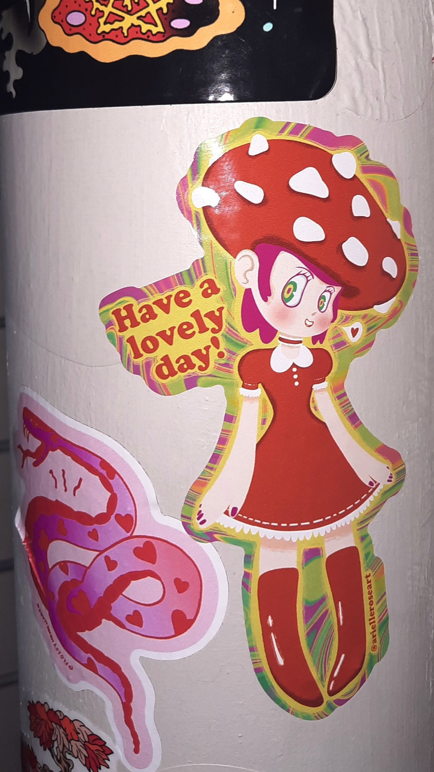 Mushroom Girl 2024, Sticker, (7cm x 12cm)
