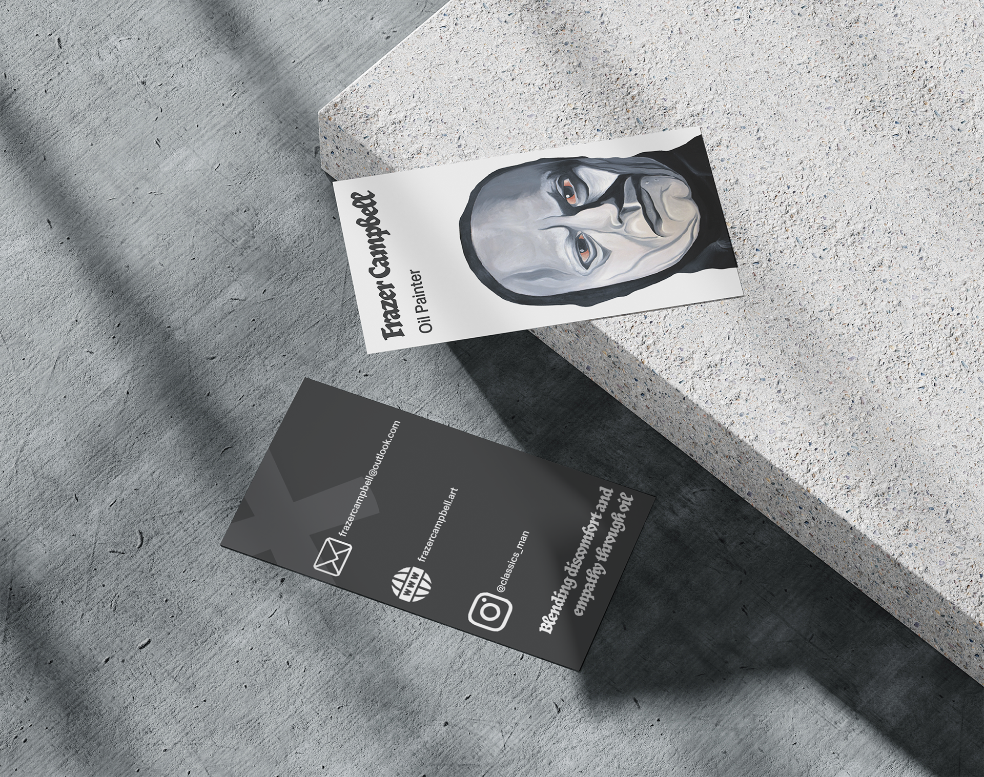 Frazer Campbell Business Card Design 2023