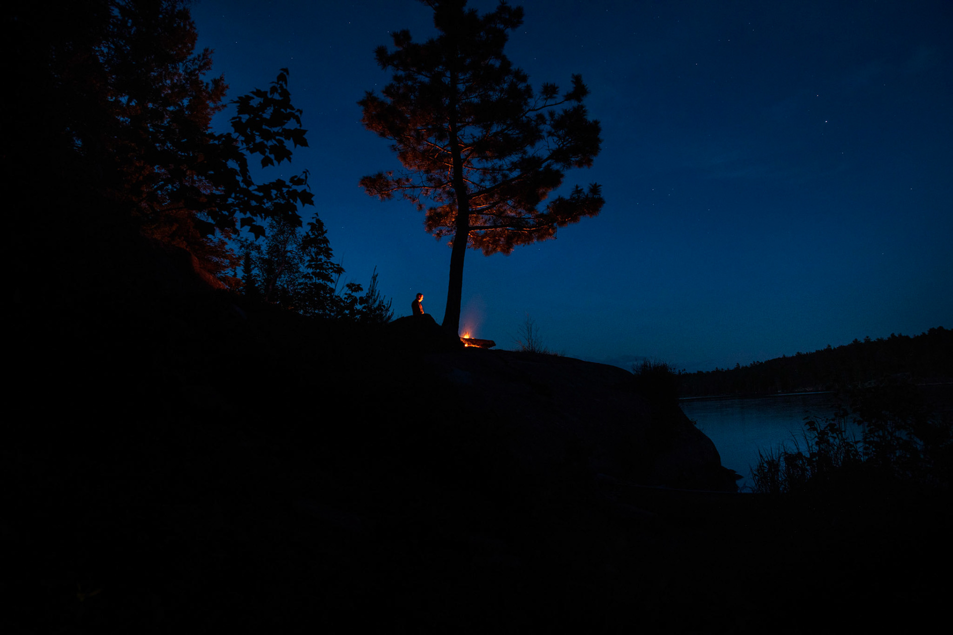 A campsite in the Boundary Waters Canoe Area Wilderness