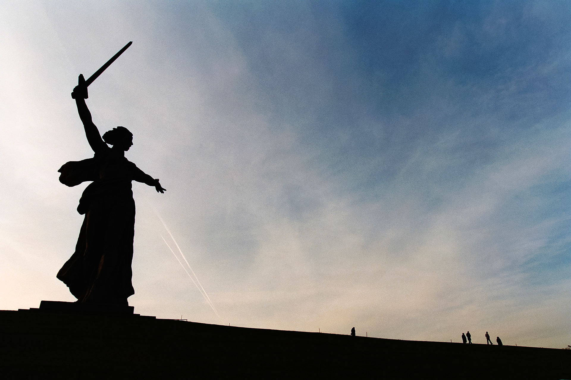 “The Motherland Calls,” the world’s tallest statue, in Volgograd, a memorial to the Battle of Stalingrad.