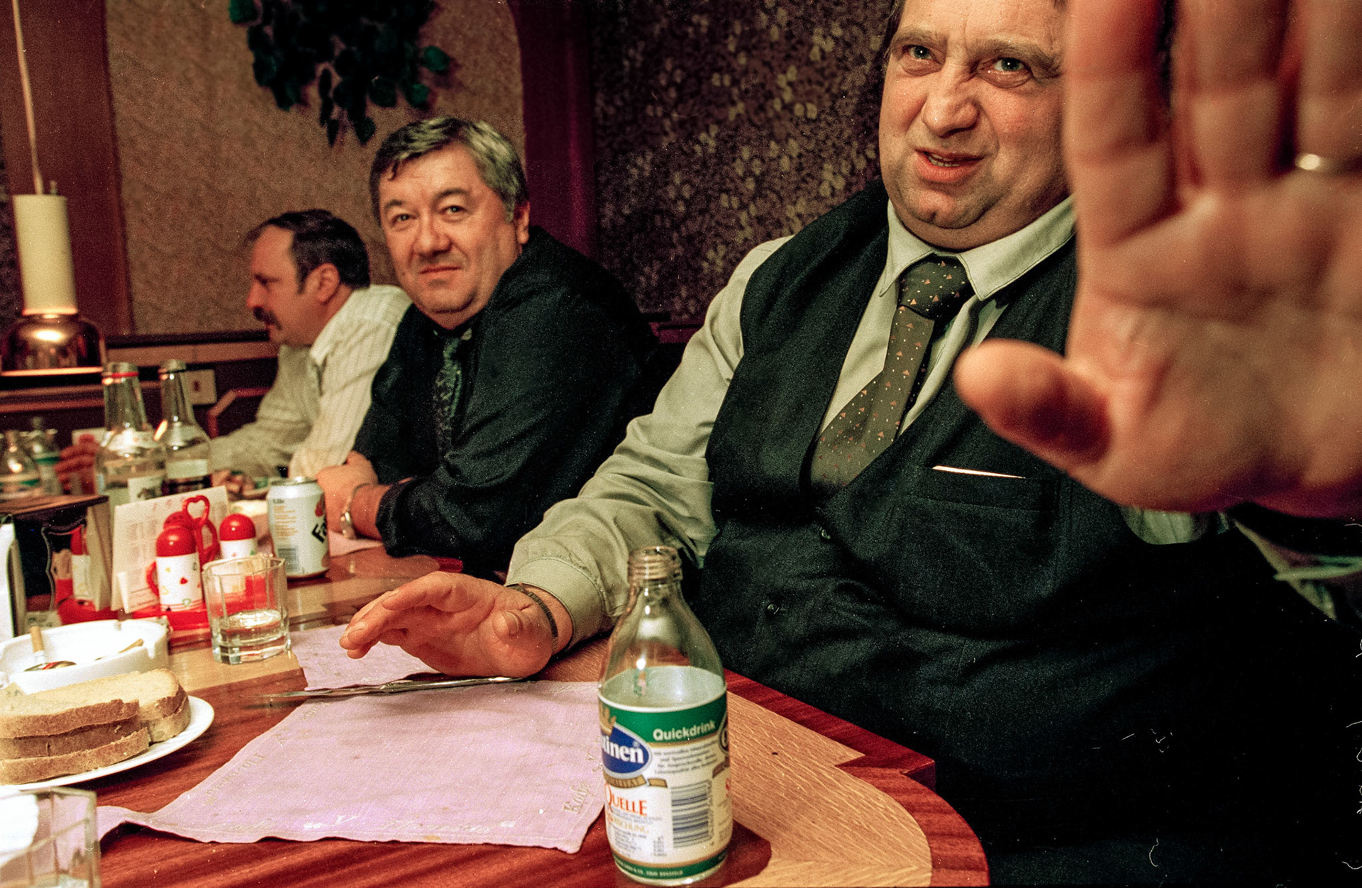 Businessmen at dinner in Samara.