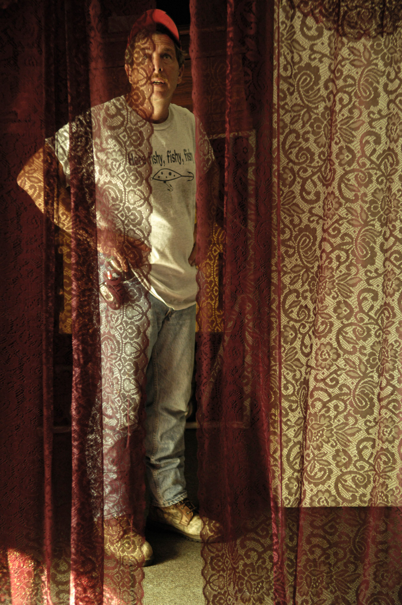 John Thibodaux, 42, of Kenner, Louisiana, had a low-cost funeral home business in New Orleans's Gentilly Terrace neighborhood. His family moved out, and he stayed behind to watch the property.