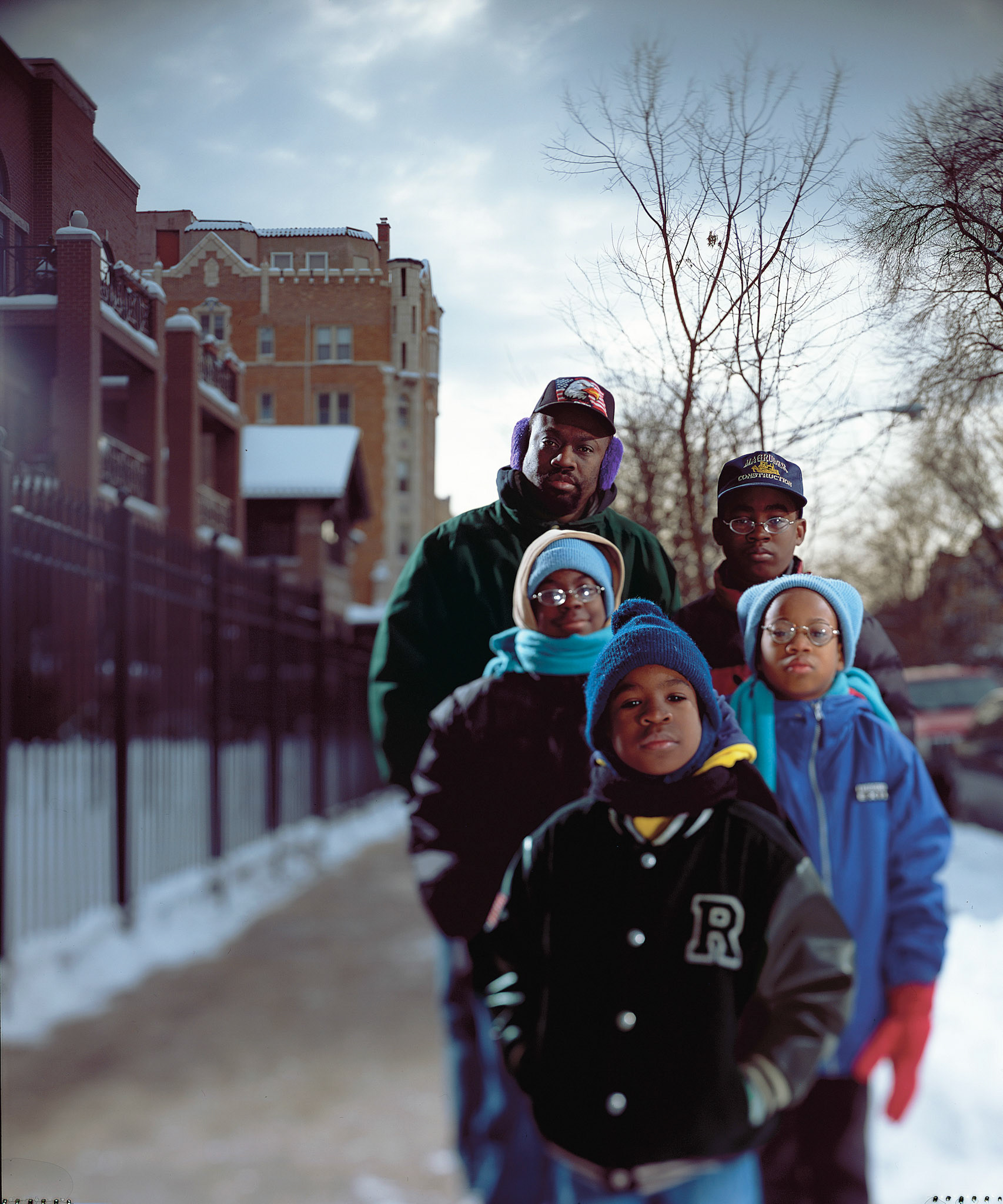 Mike Cobbins had been homeless and poor, but managed to raise his four children alone on the North Side. (ChicagoTribune)