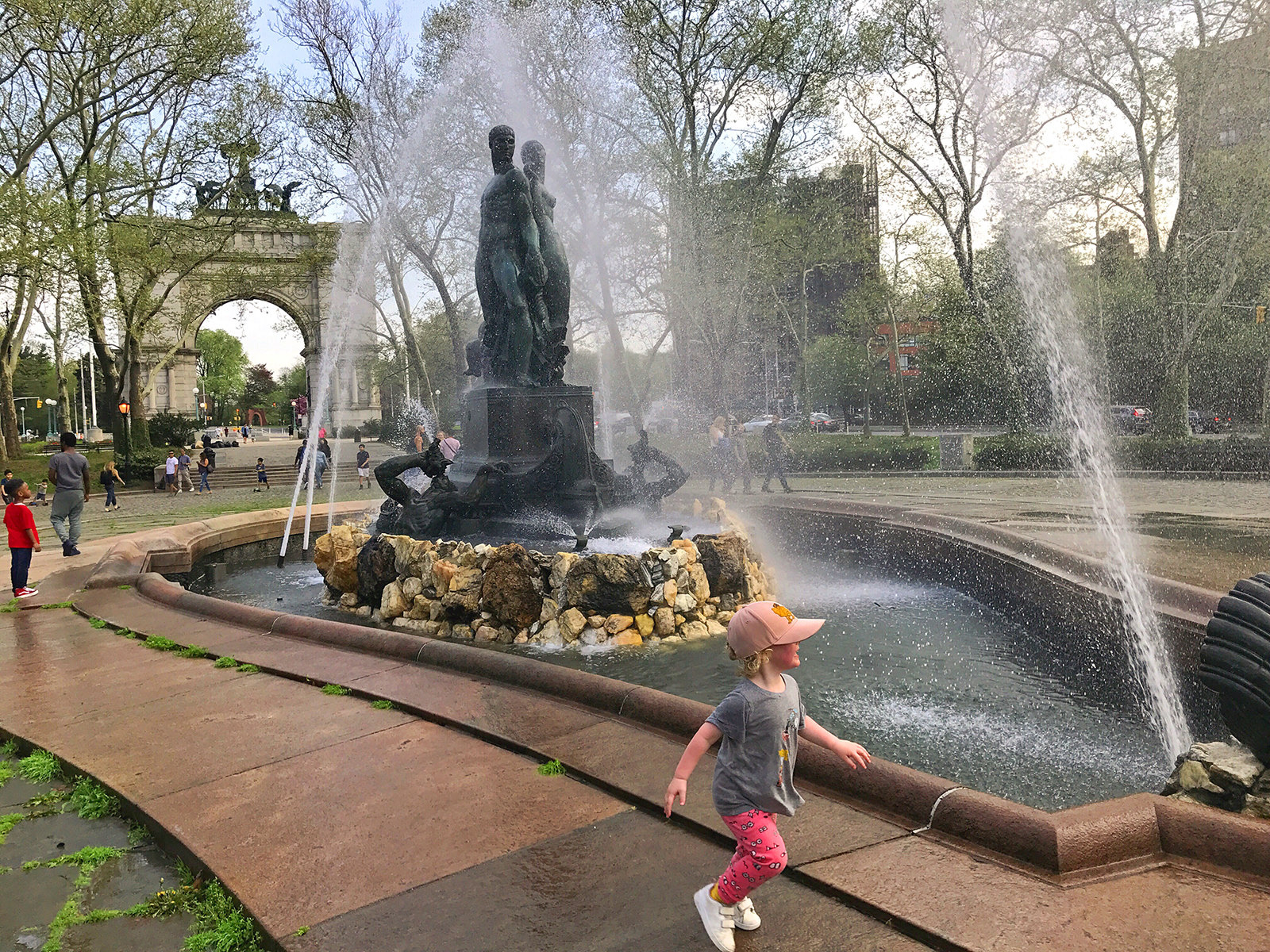 Skipping by Bailey Fountain, Grand Army Plaza