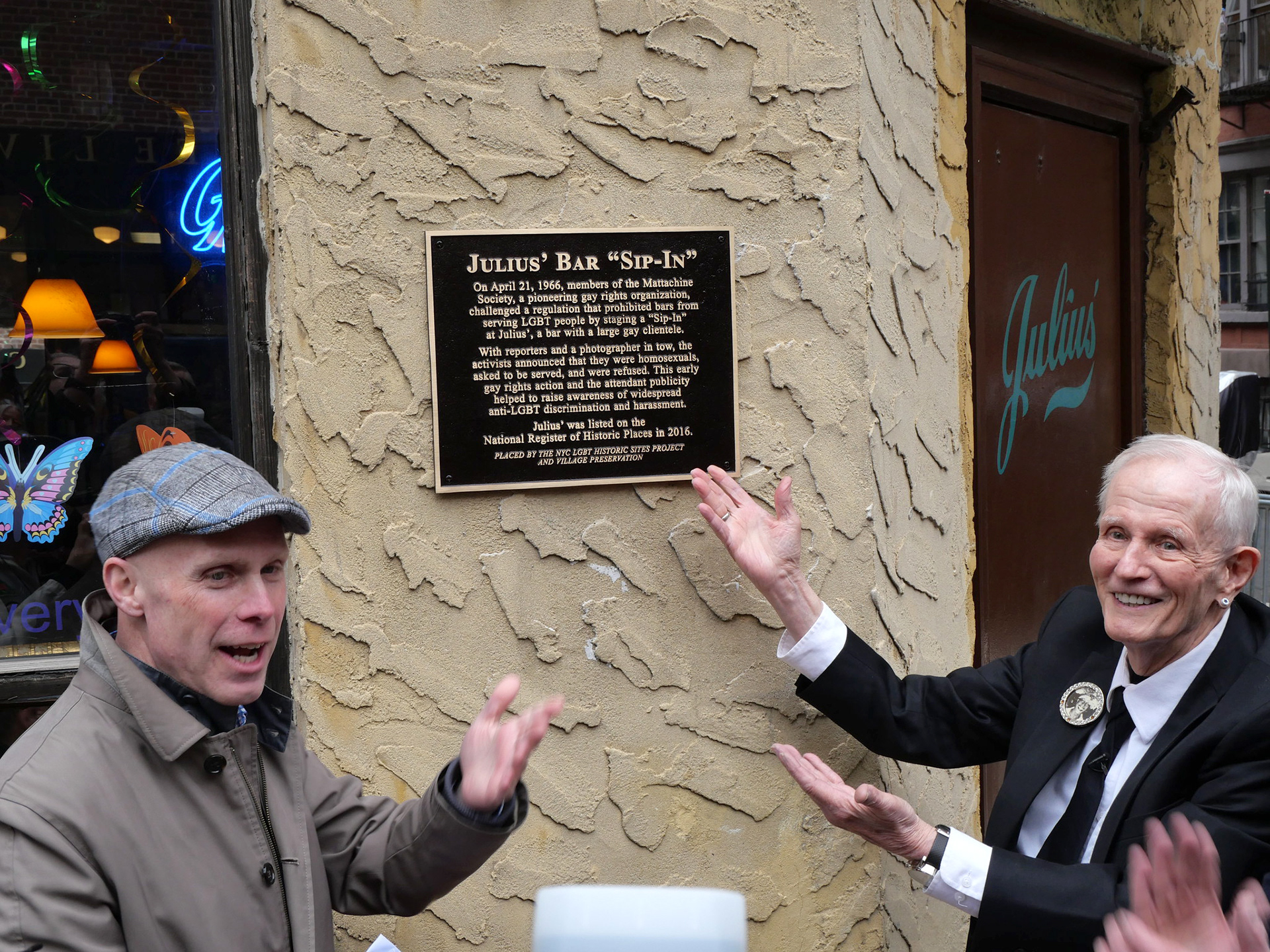 Village Preservation: Plaque Unveiling