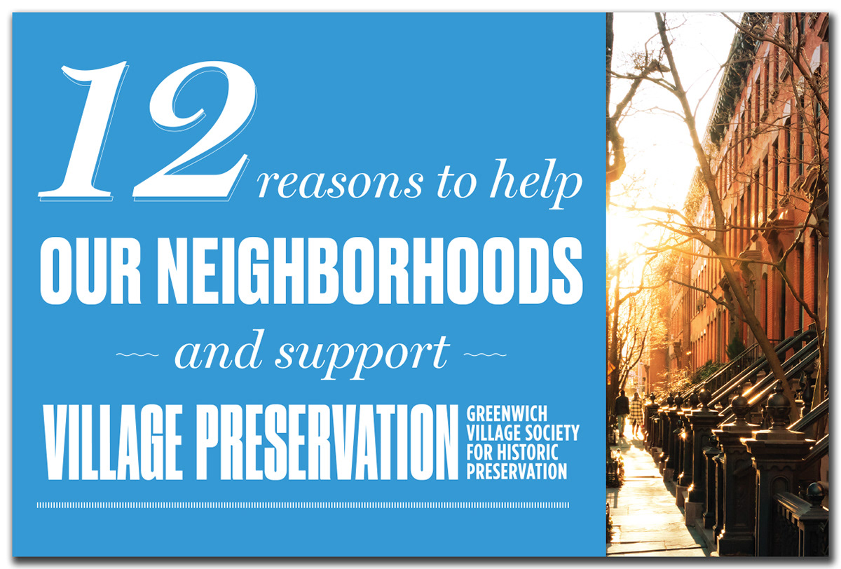 Village Preservation: Year-End Fundraiser Cover