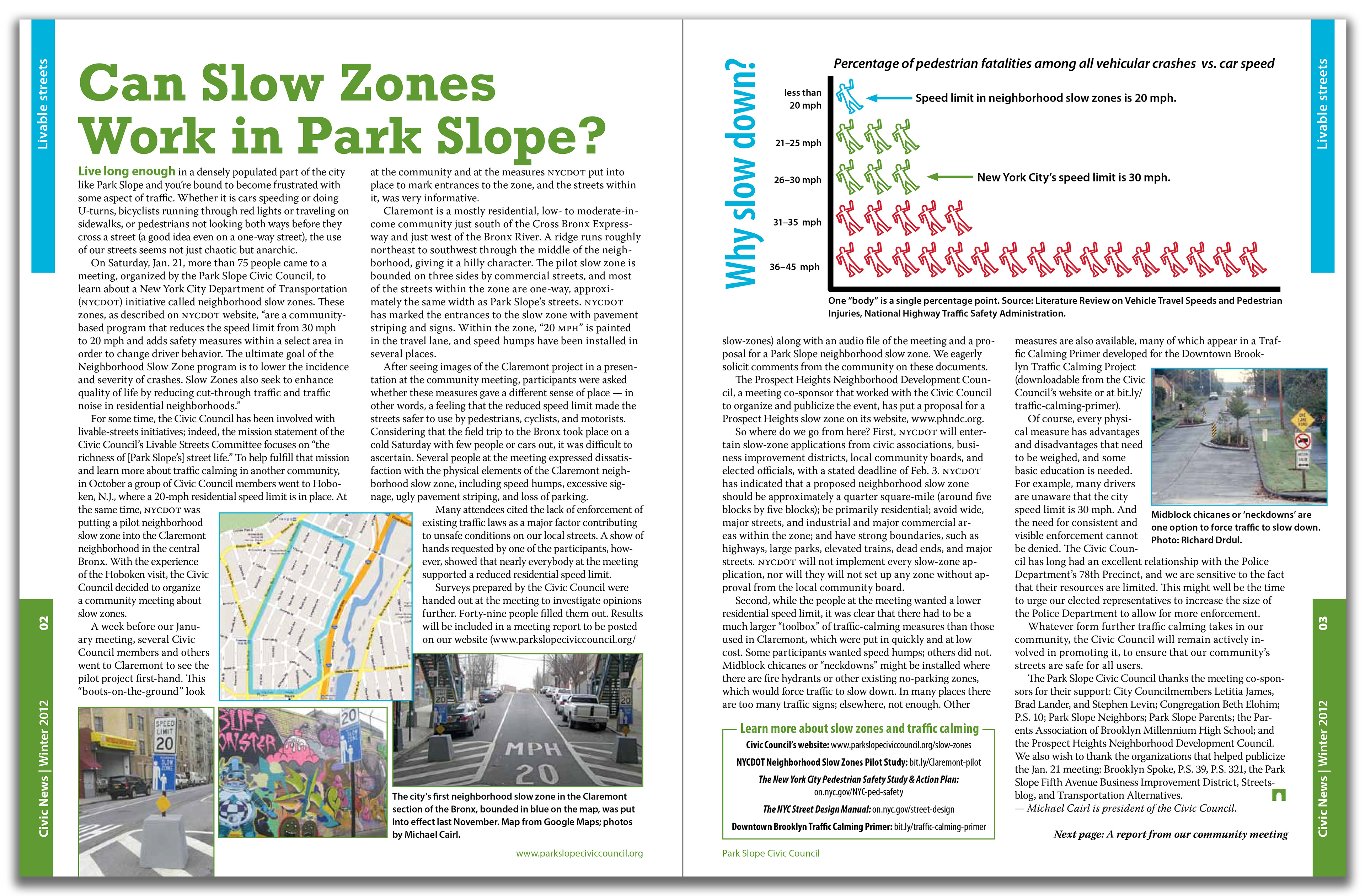 Winter 2012, spread across pages 2-3