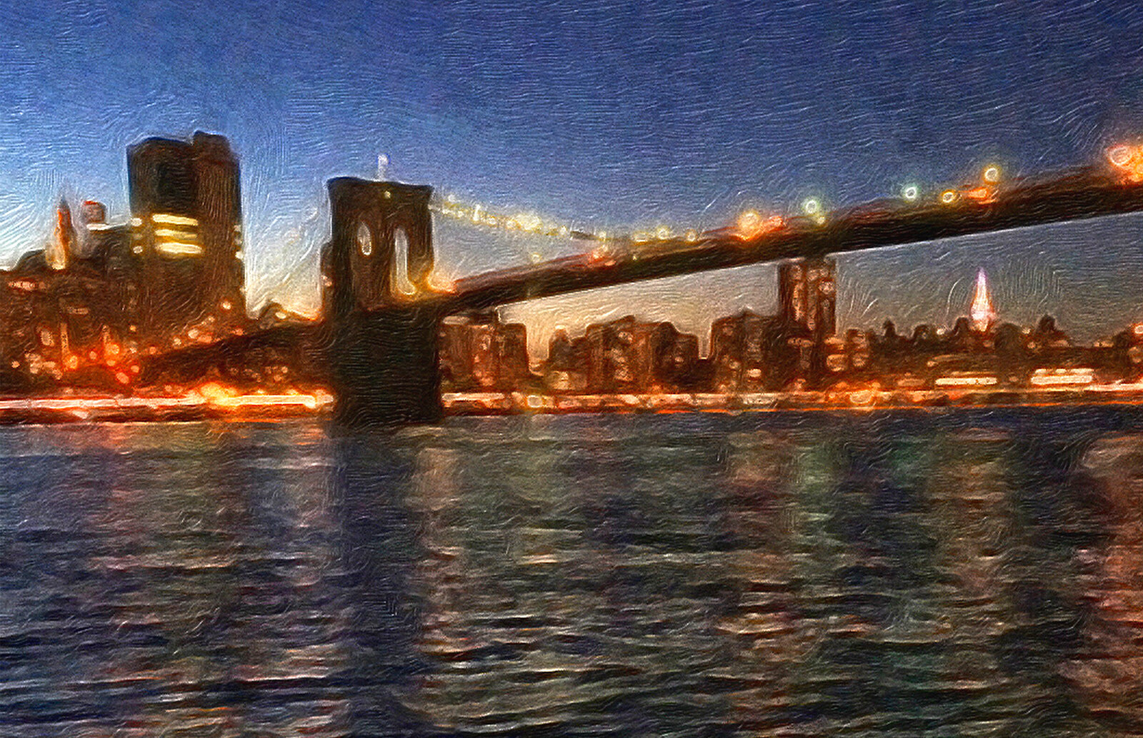 East River, Night