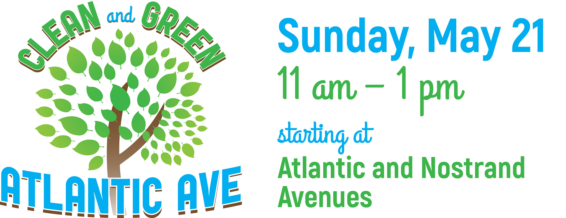 Facebook banner: Clean and Green Atlantic Avenue