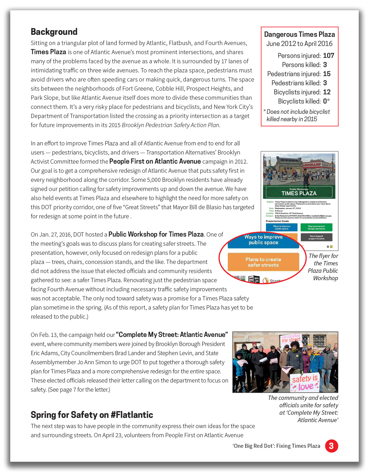 Report: “‘One Big Red Dot,’” page 3